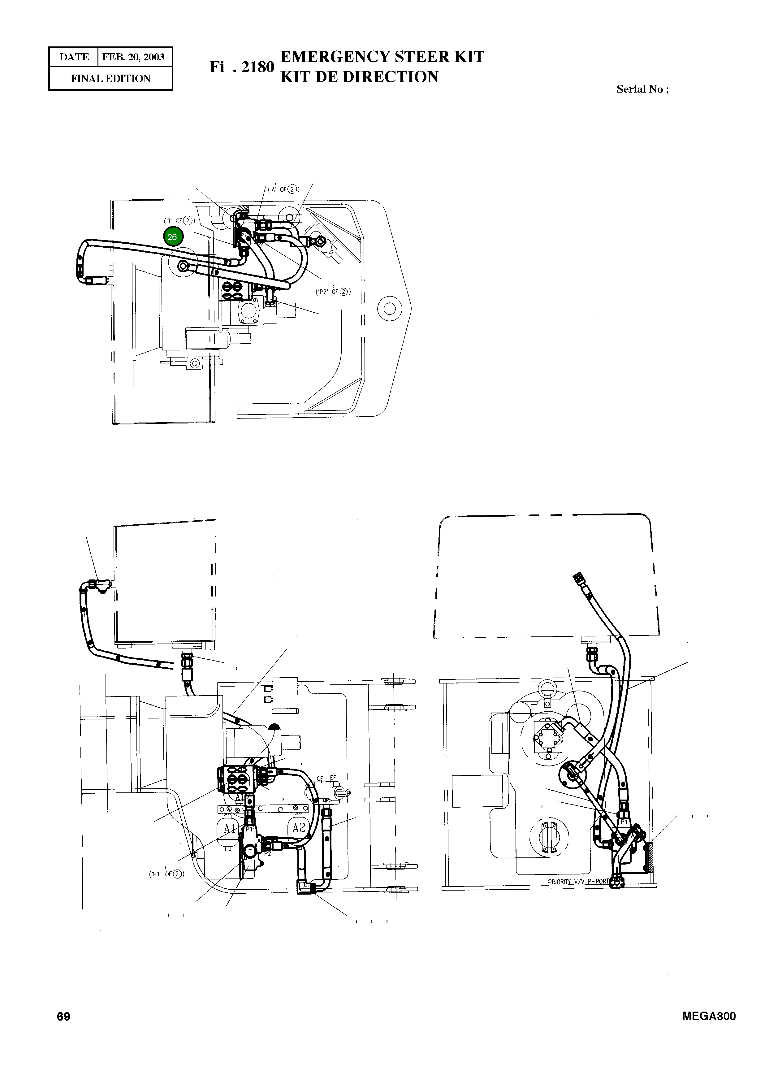 Адаптер M48X2-PF3/4 2181-1917D46 Komatsu