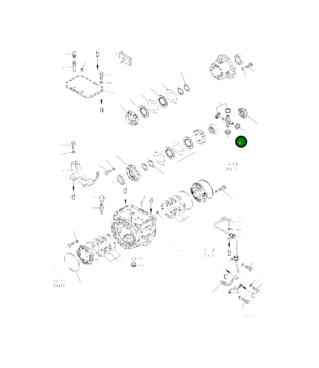 Вал 419-22-47220 Komatsu