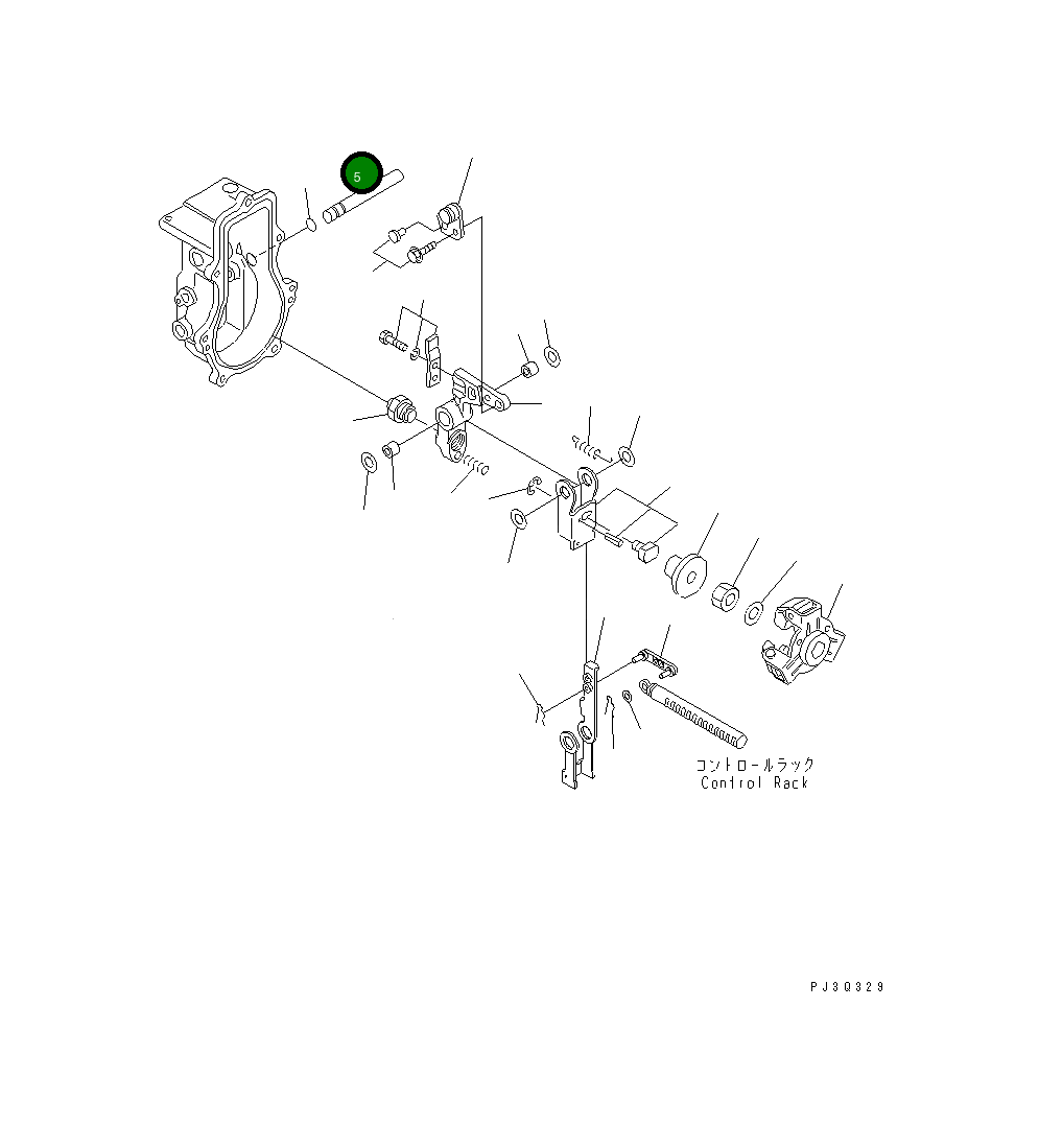 Вал 456-276 Komatsu