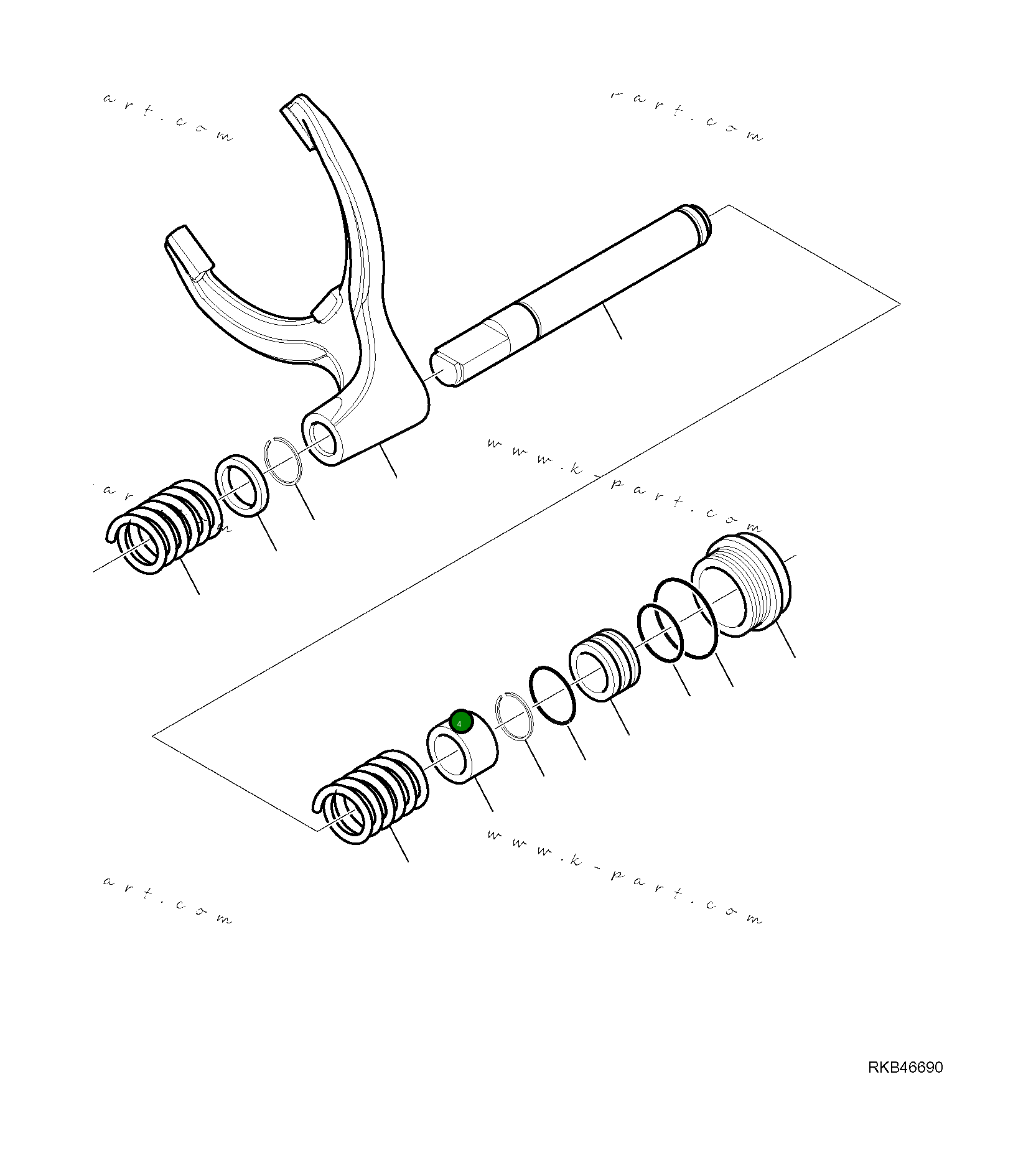 Вилка CA0148563 Komatsu