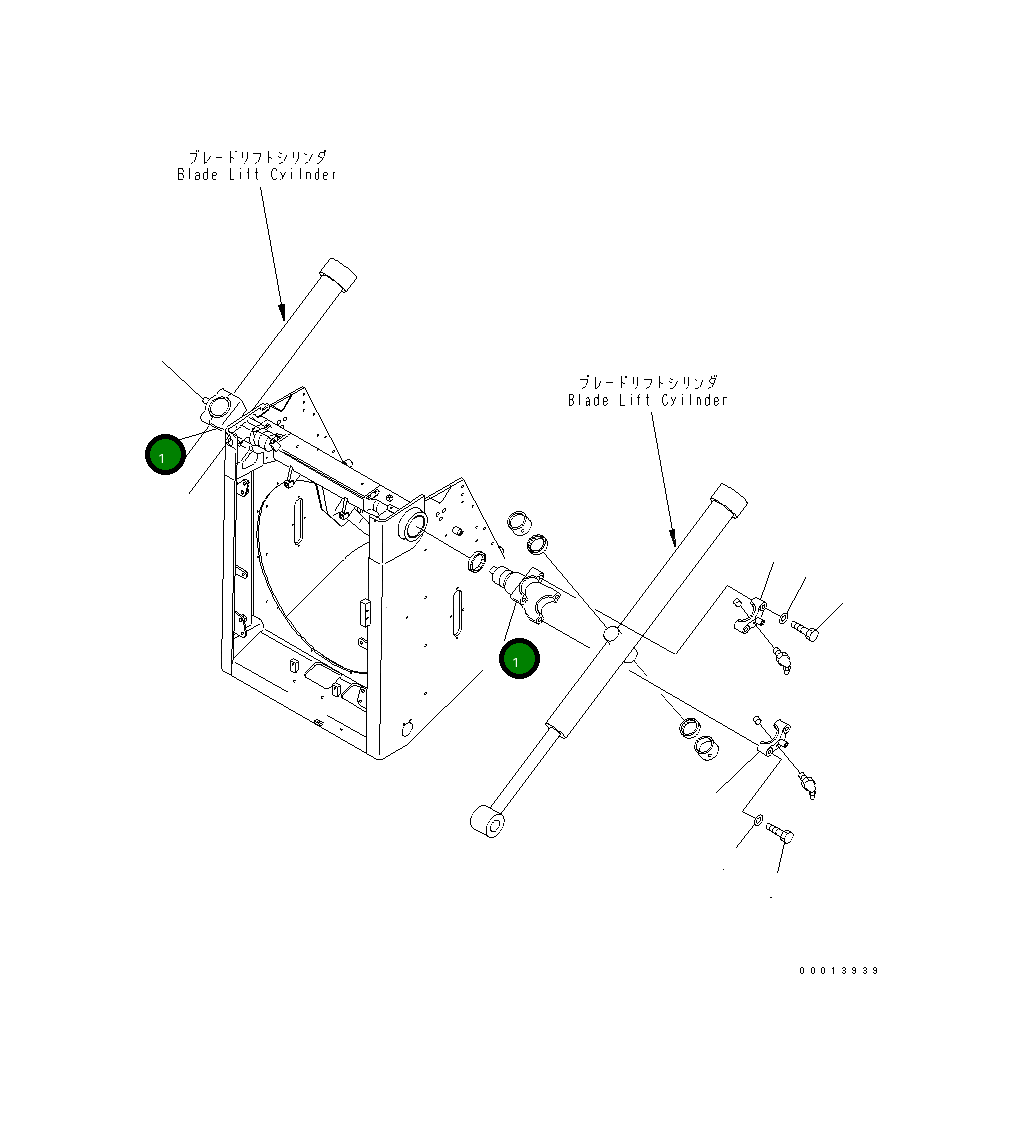 Вилка 17A-61-11211 Komatsu