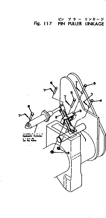 Вилка 195-79-12120 Komatsu
