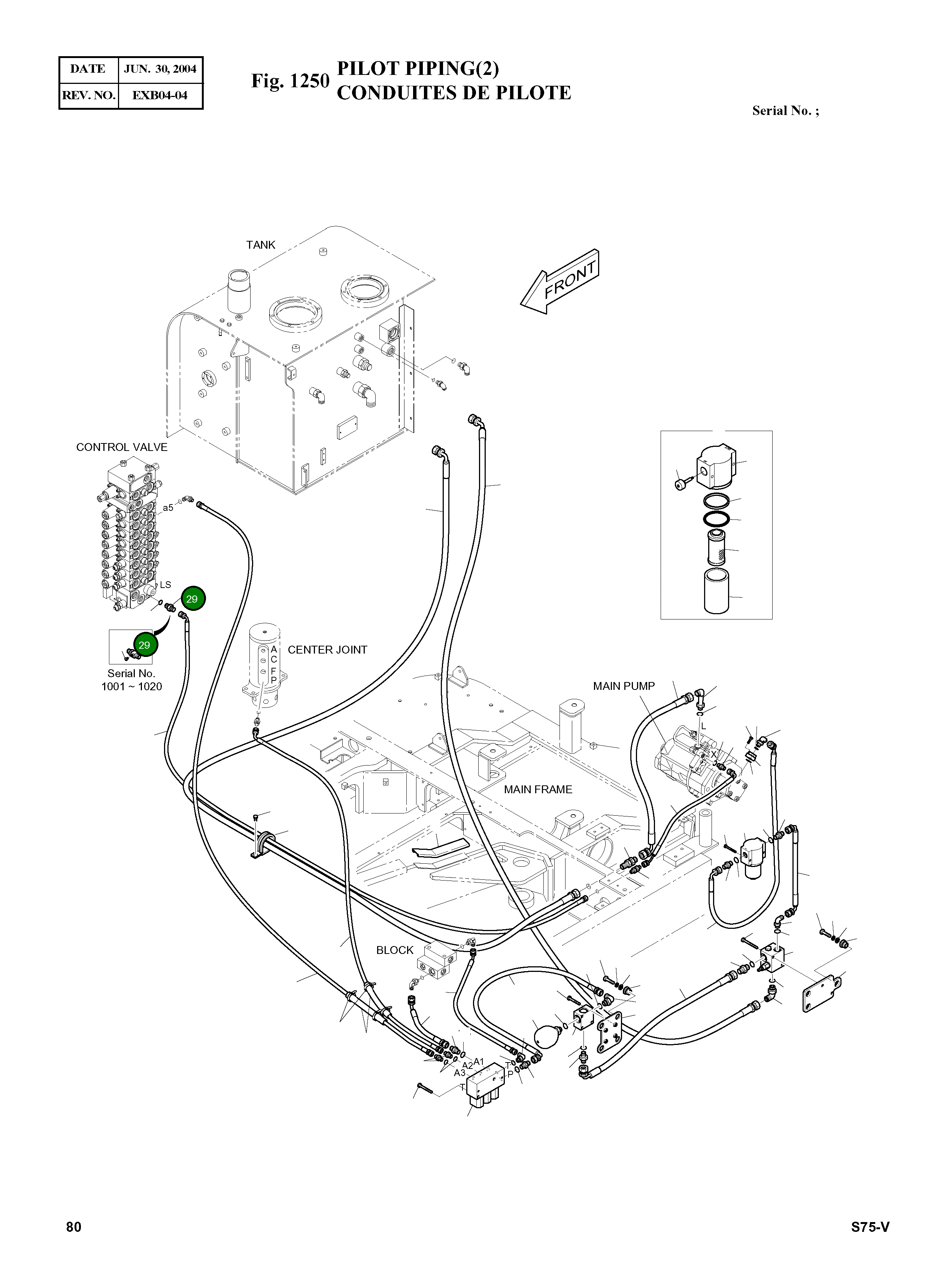 Адаптер DS2372004 Komatsu