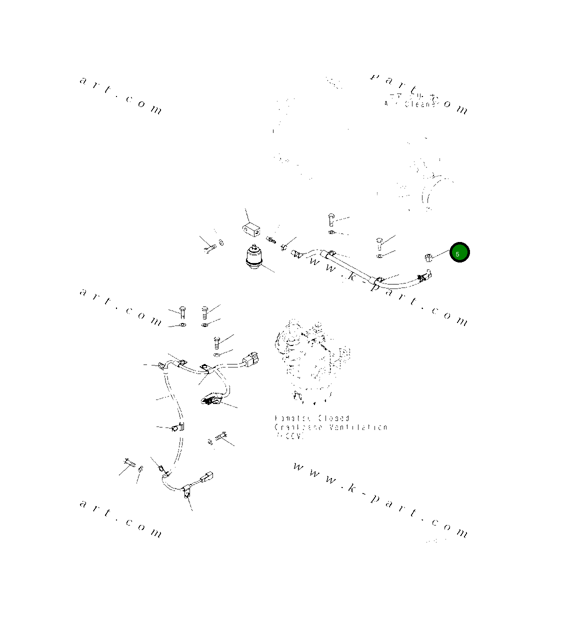 Адаптер 419-02-51150 Komatsu