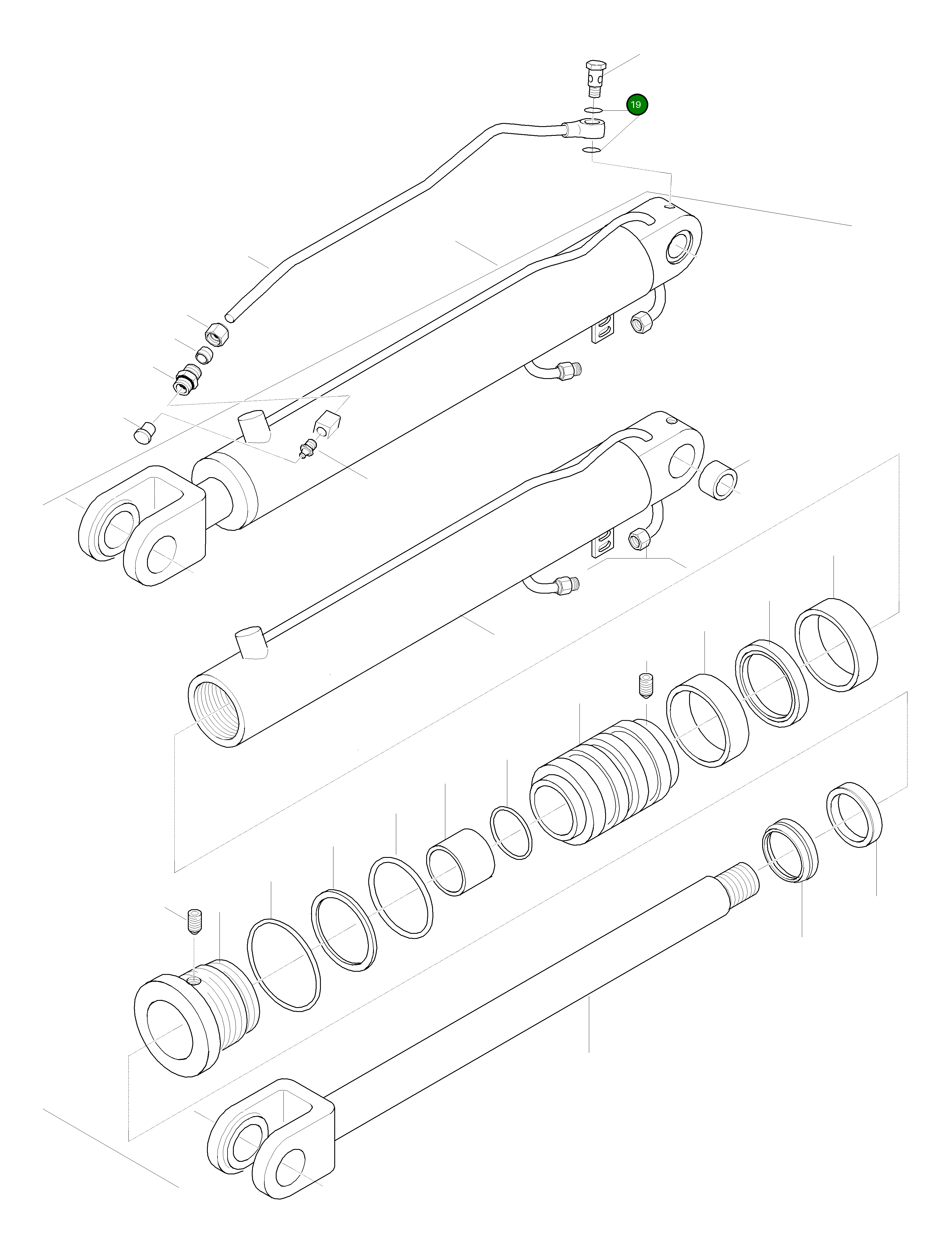 Болт-банджо 42W-09-H0520 Komatsu
