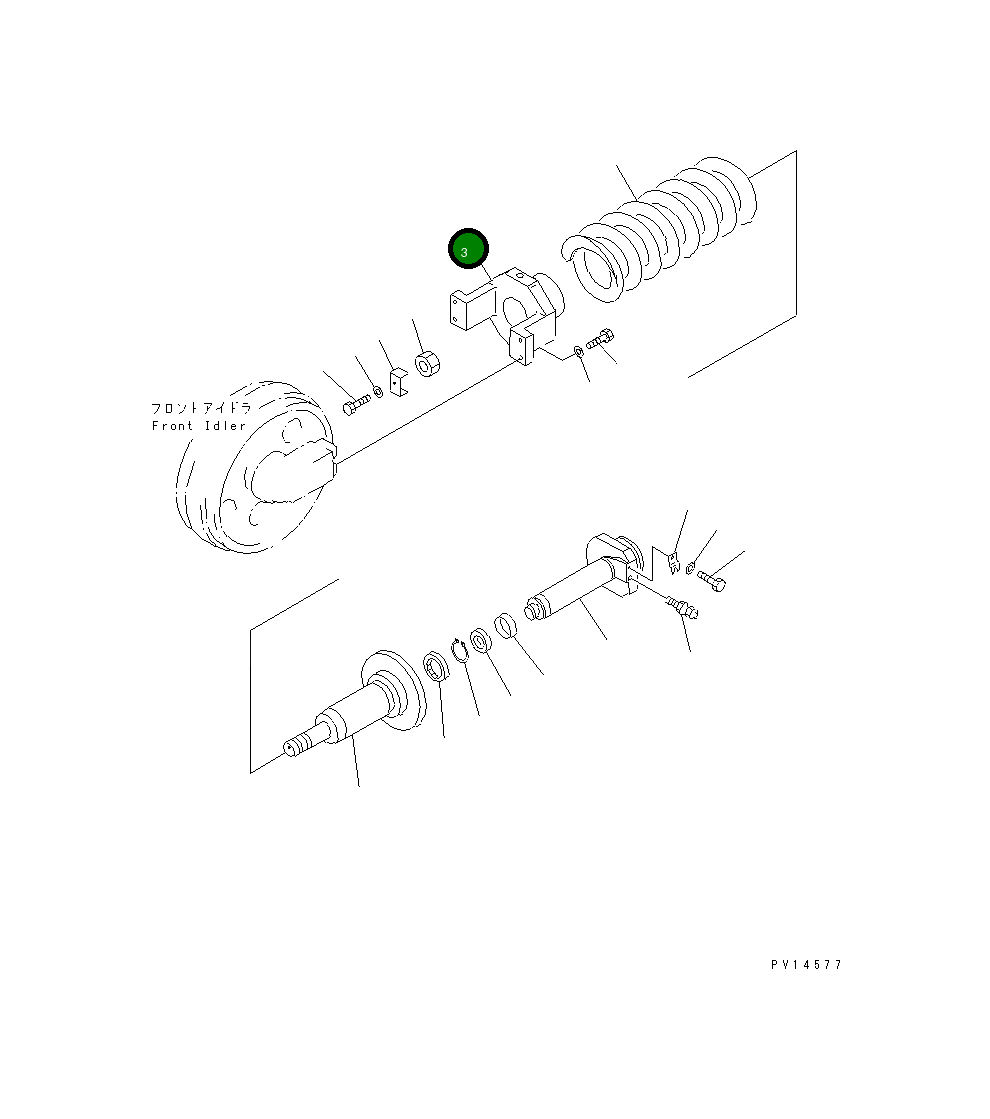 Вилка 20Y-30-22113 Komatsu