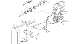 Вал 6245-81-6941 Komatsu