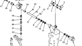 Вал KZ10-01-7180 Komatsu