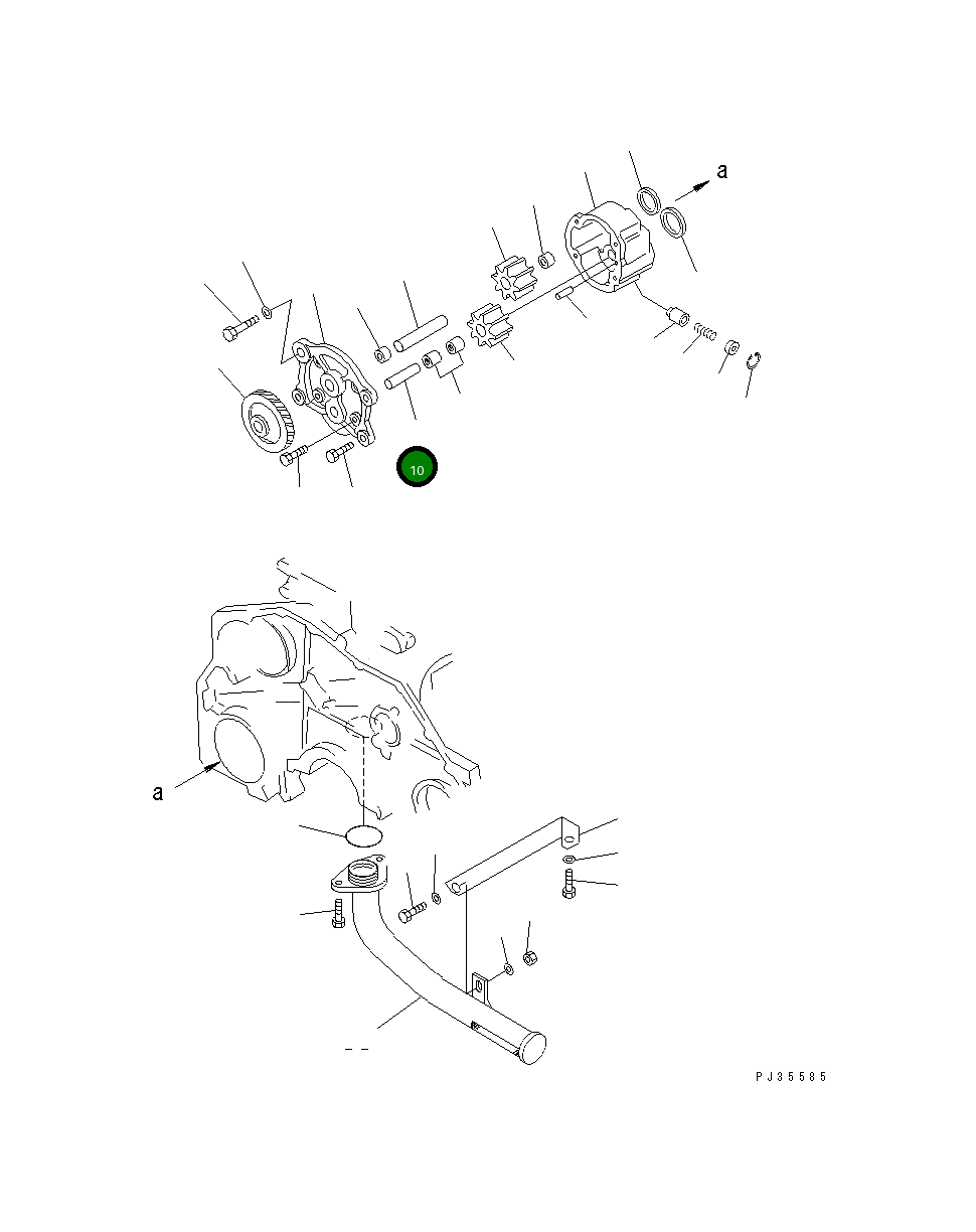 Вал 6151-51-1320 Komatsu
