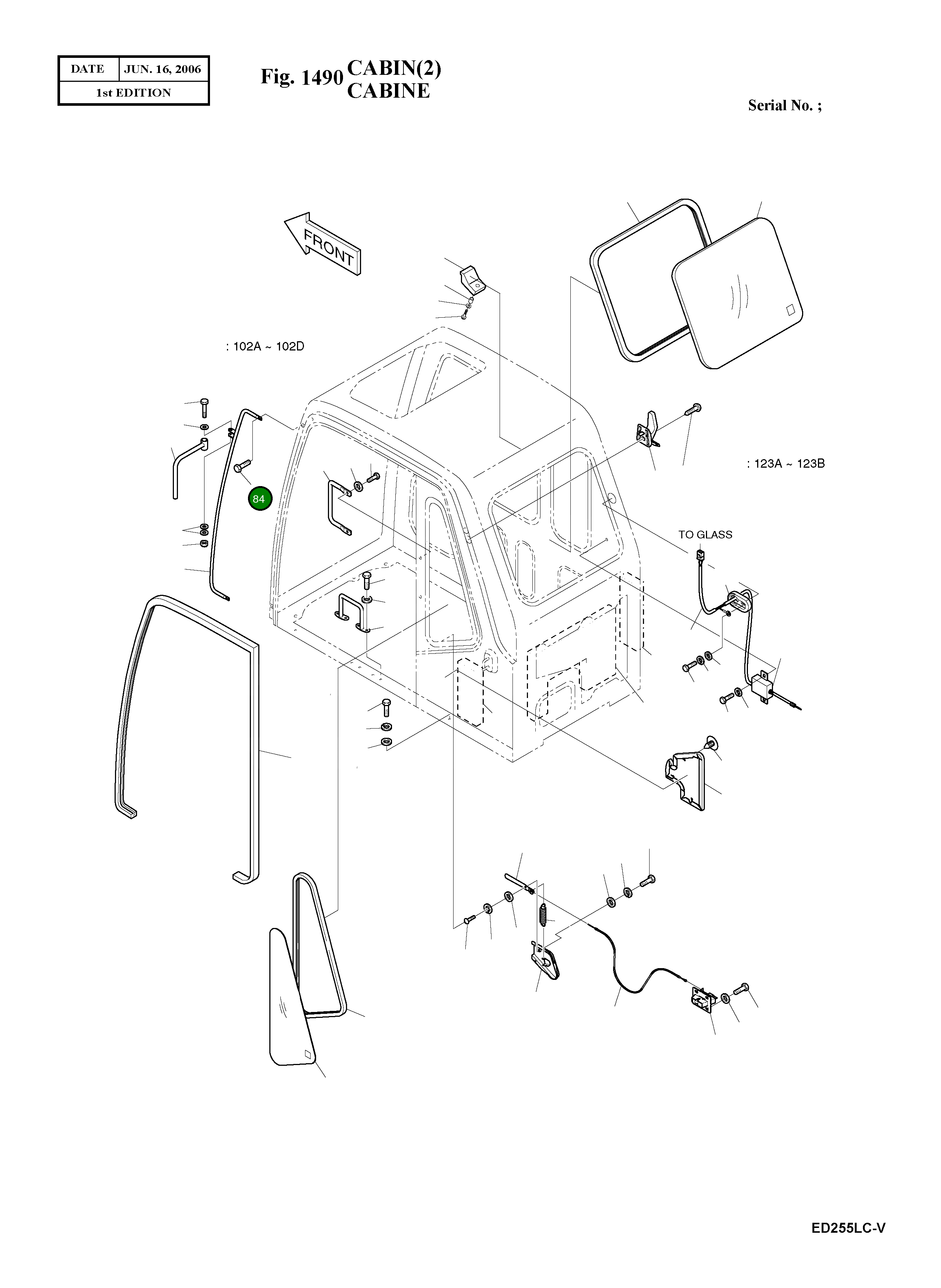 Болт M10X1.5X25 2120-2150D1 Komatsu