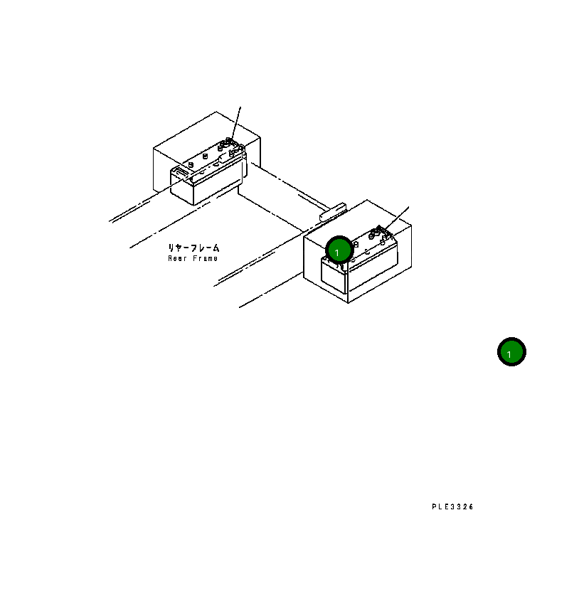 Аккумулятор WET 134-06-61460 Komatsu