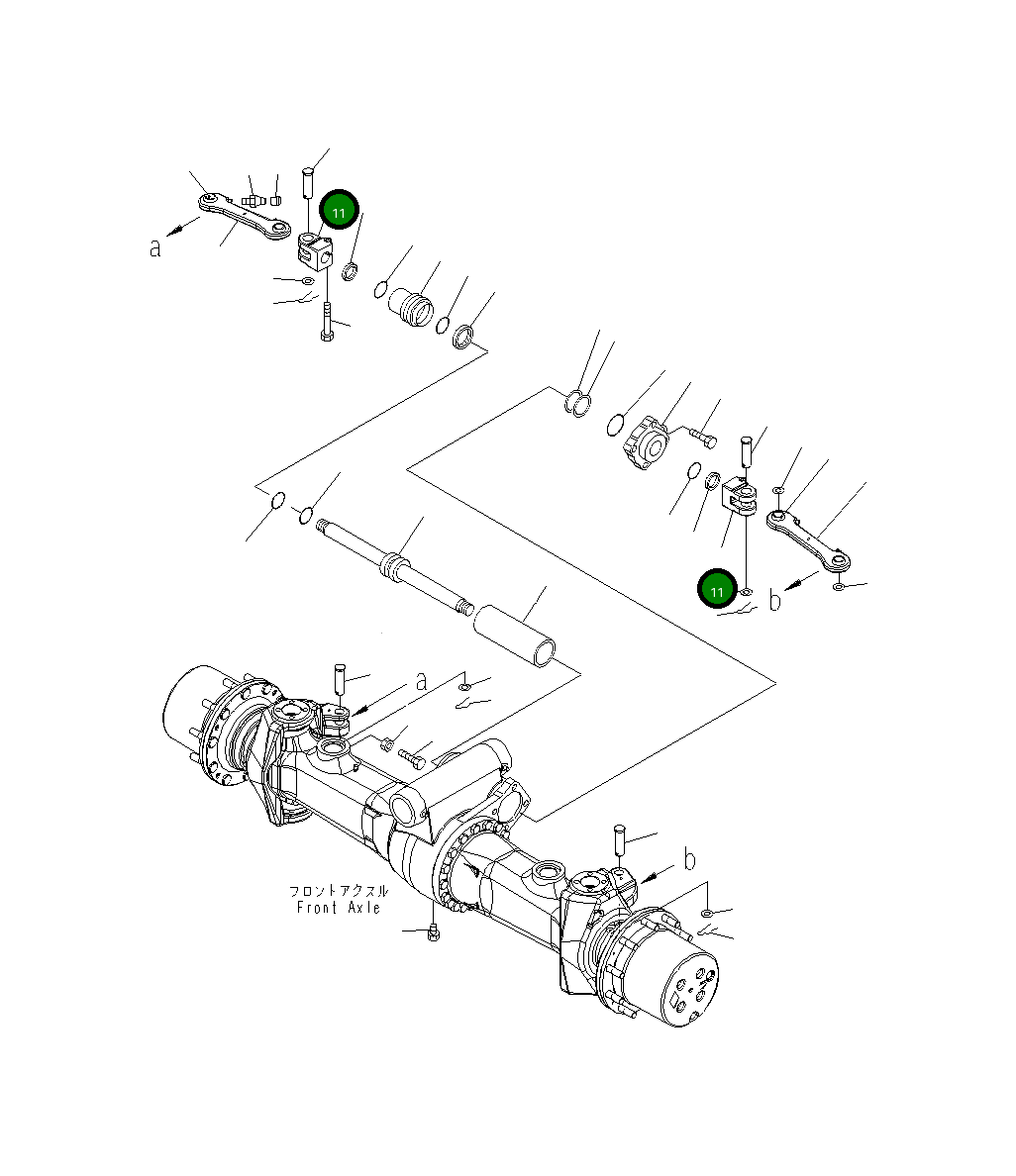 Вилка 20G-23-31260 Komatsu