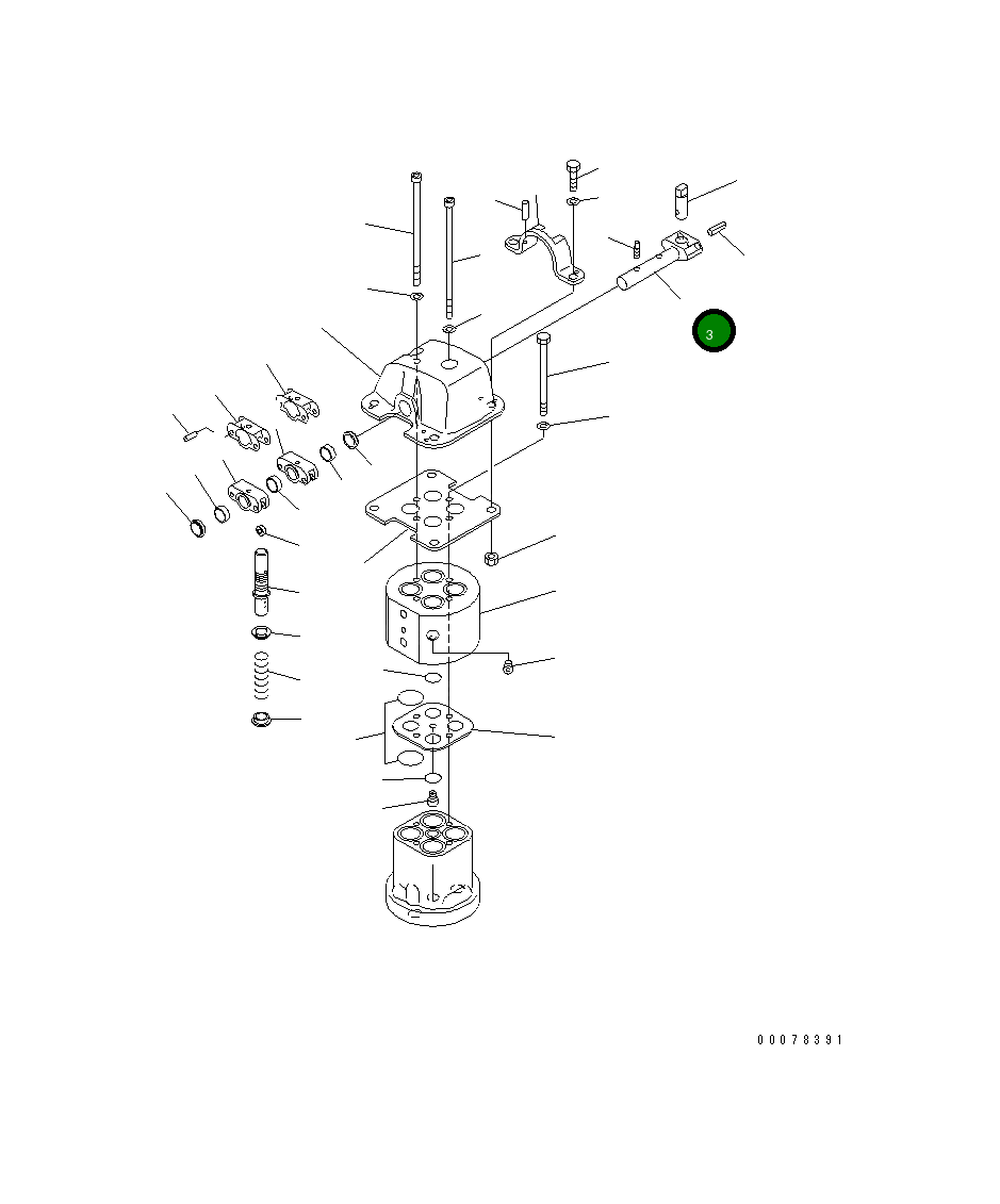 Вал 702-16-56710 Komatsu