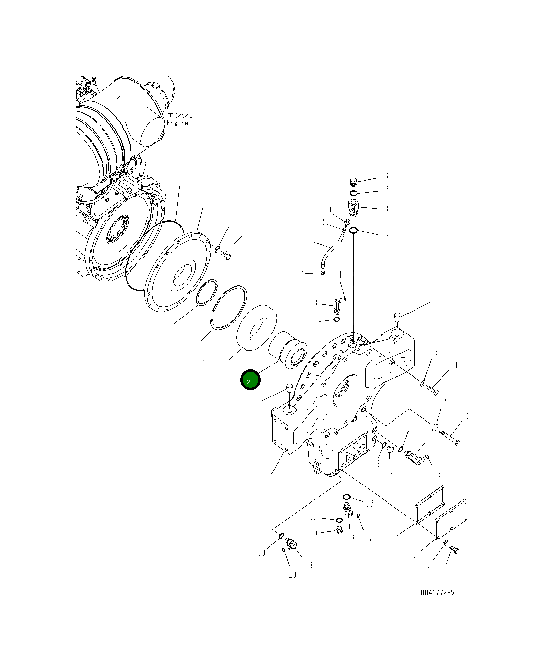 Вал 209-01-42121 Komatsu