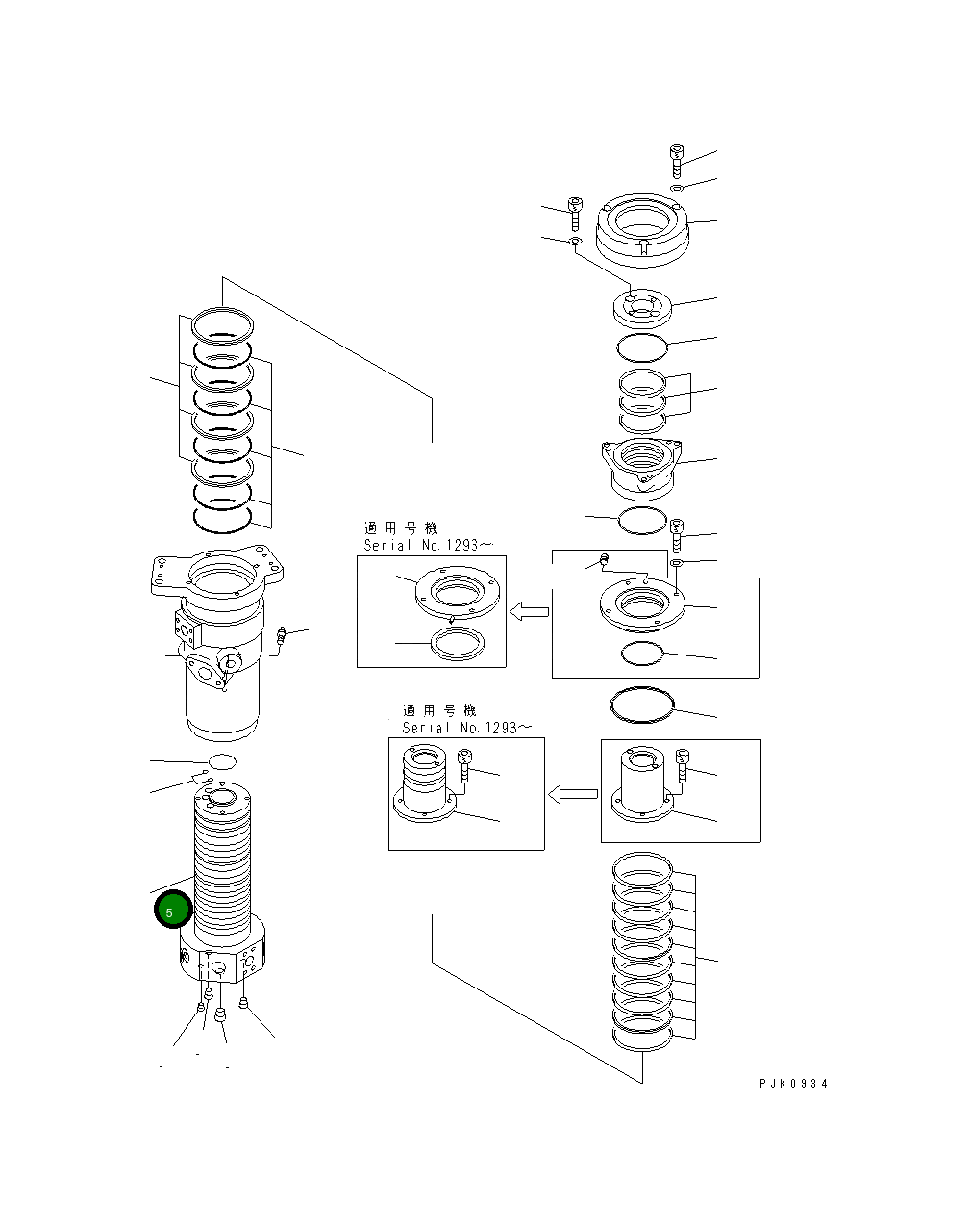 Вал 703-13-92114 Komatsu