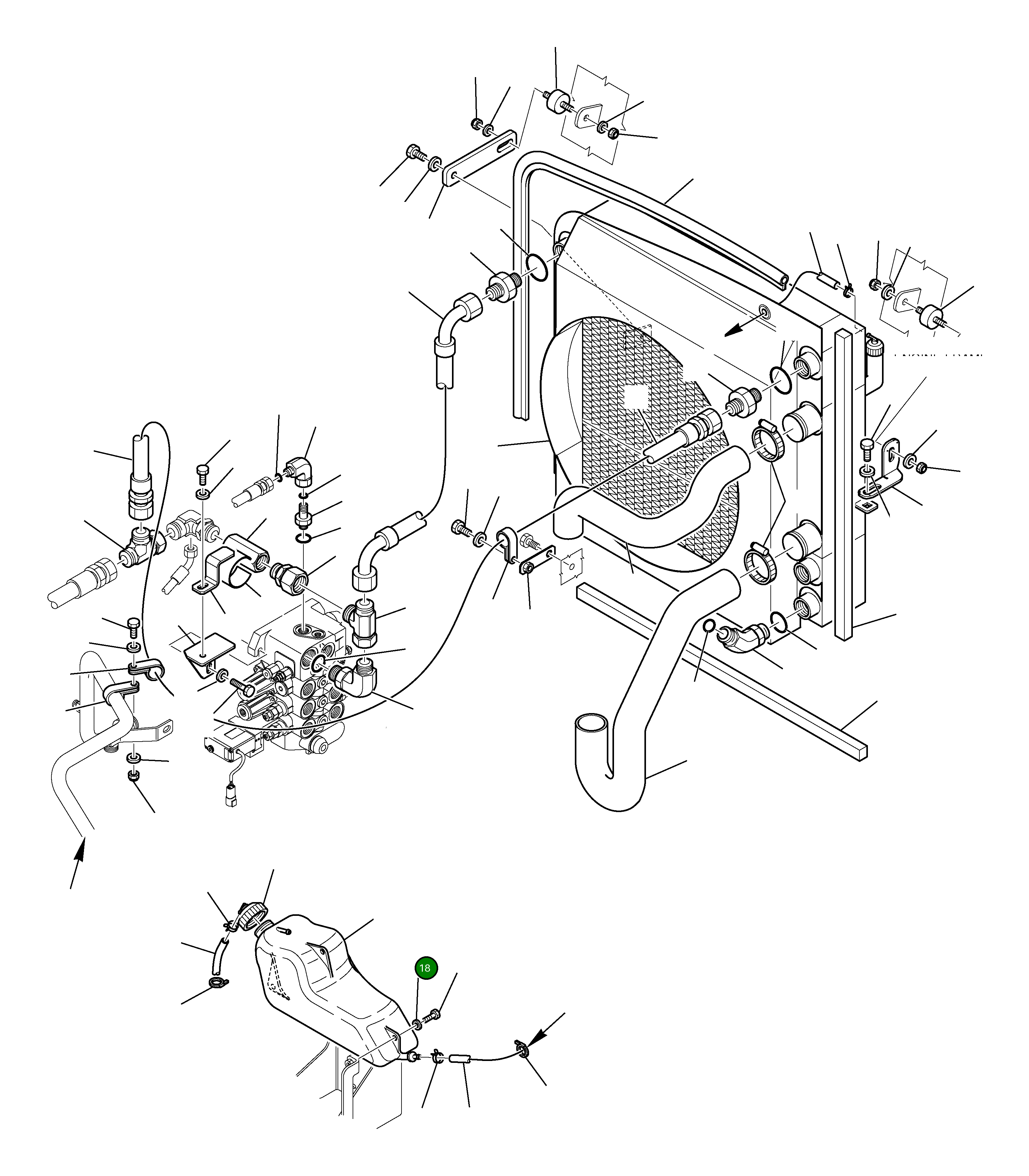Бак 395-03-11260 Komatsu