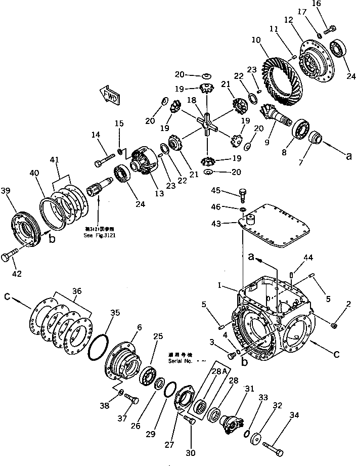 Вал 419-22-11410 Komatsu