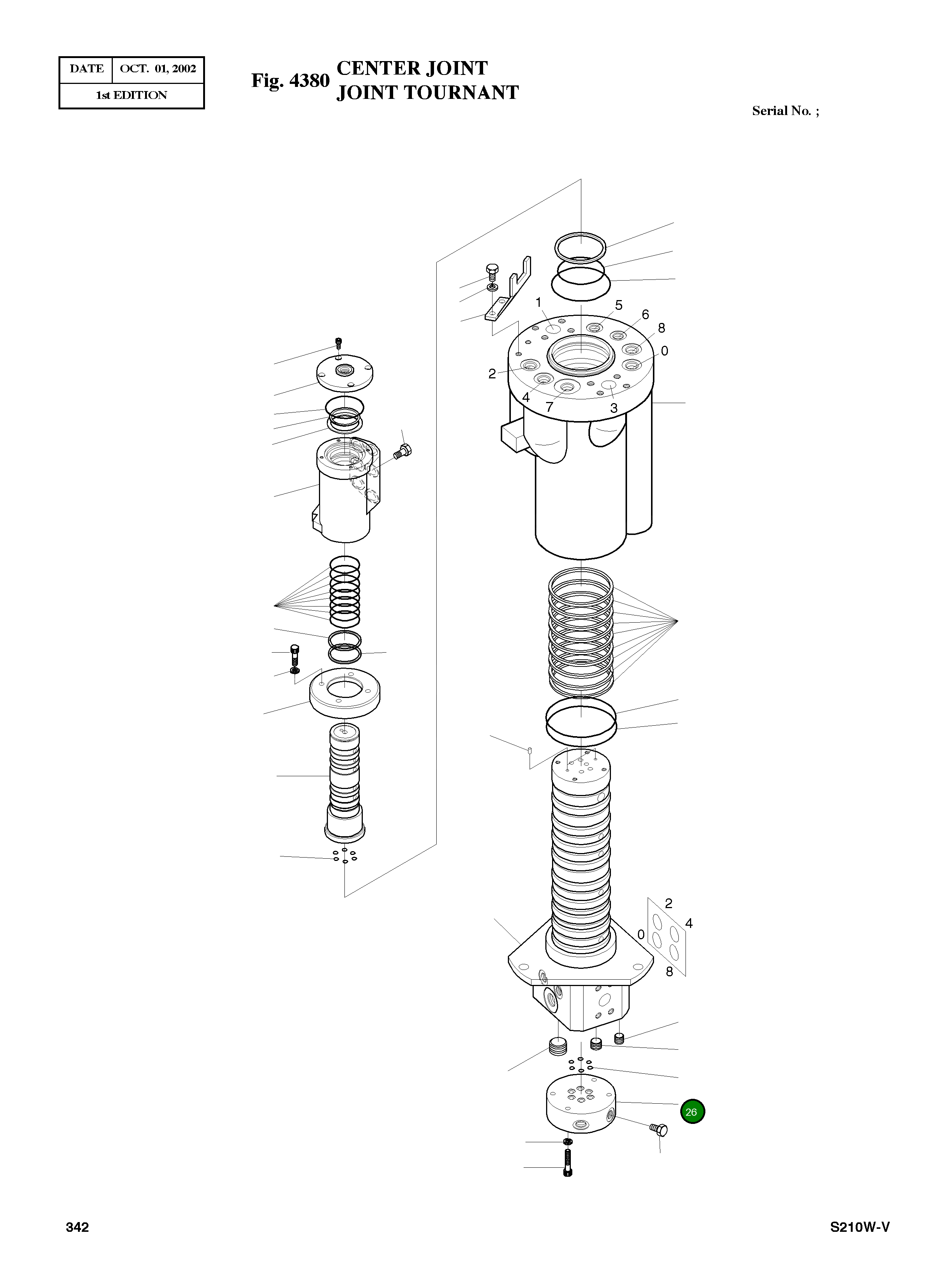 Адаптер TJ13-3090 Komatsu