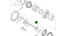 Вал 22U-27-21110 Komatsu