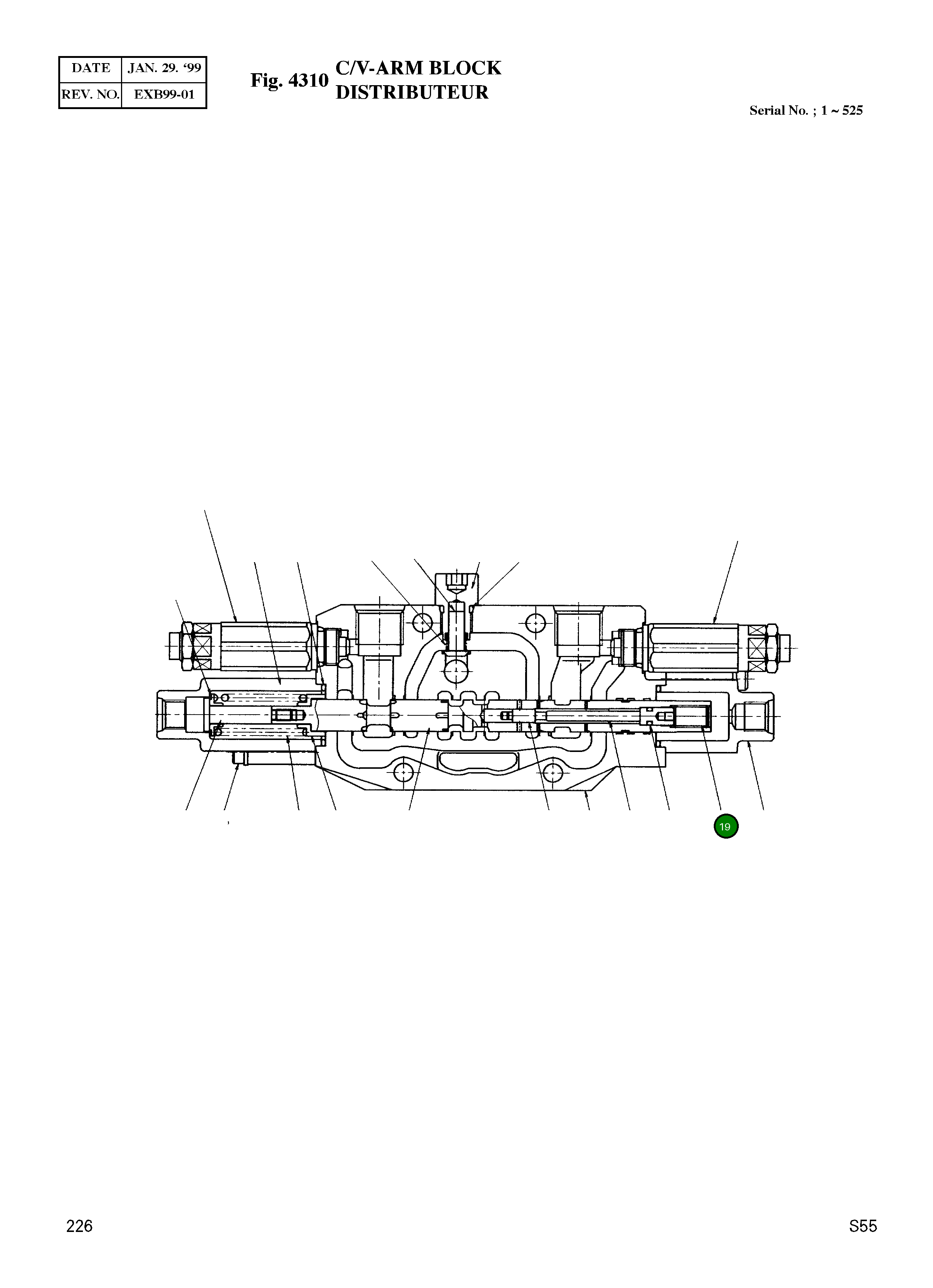 Винт 00510110015-51 Komatsu