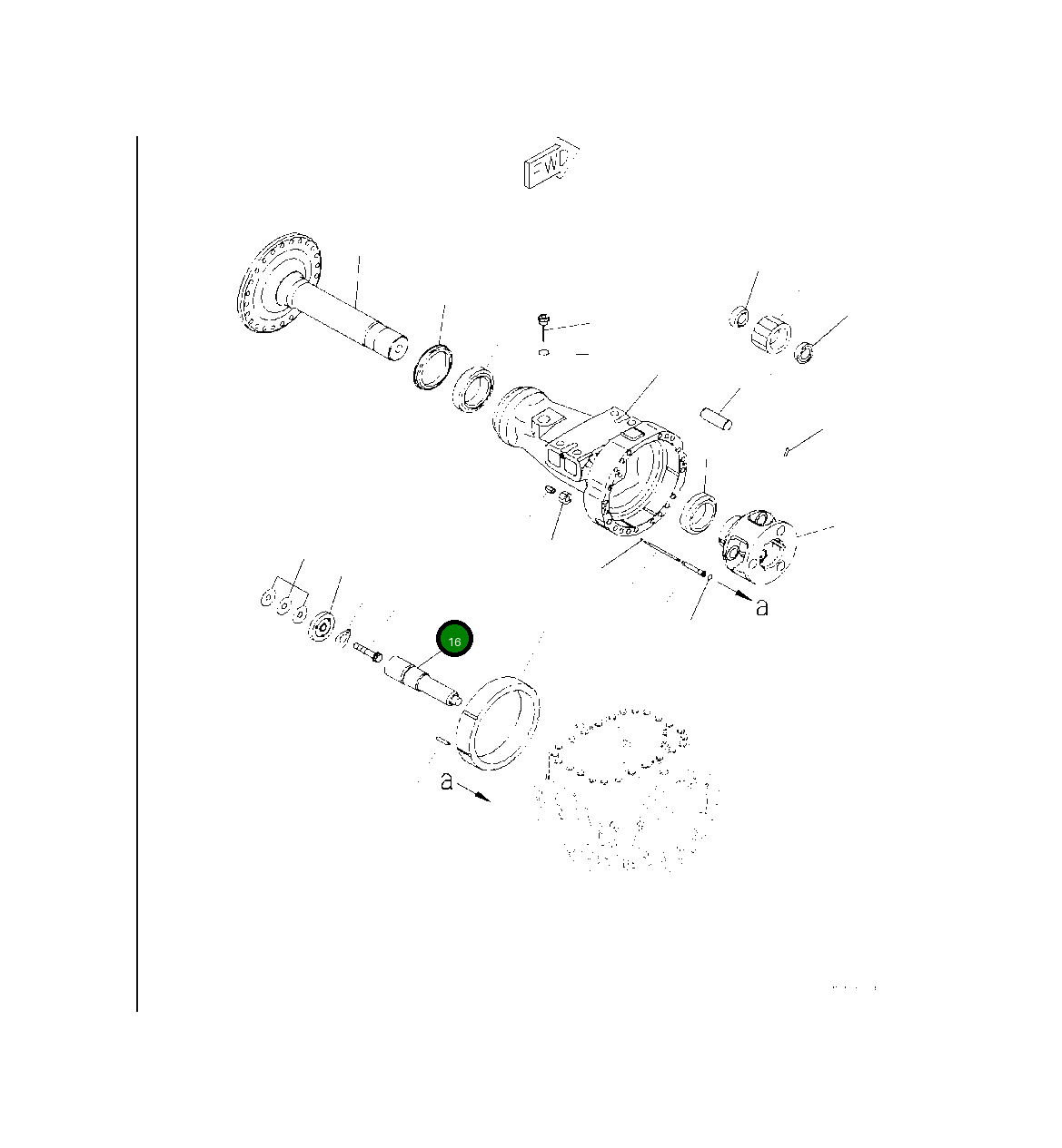 Вал 421-22-32781 Komatsu