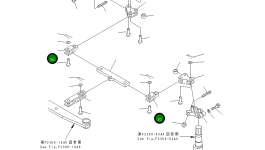Вилка 124-43-52811 Komatsu