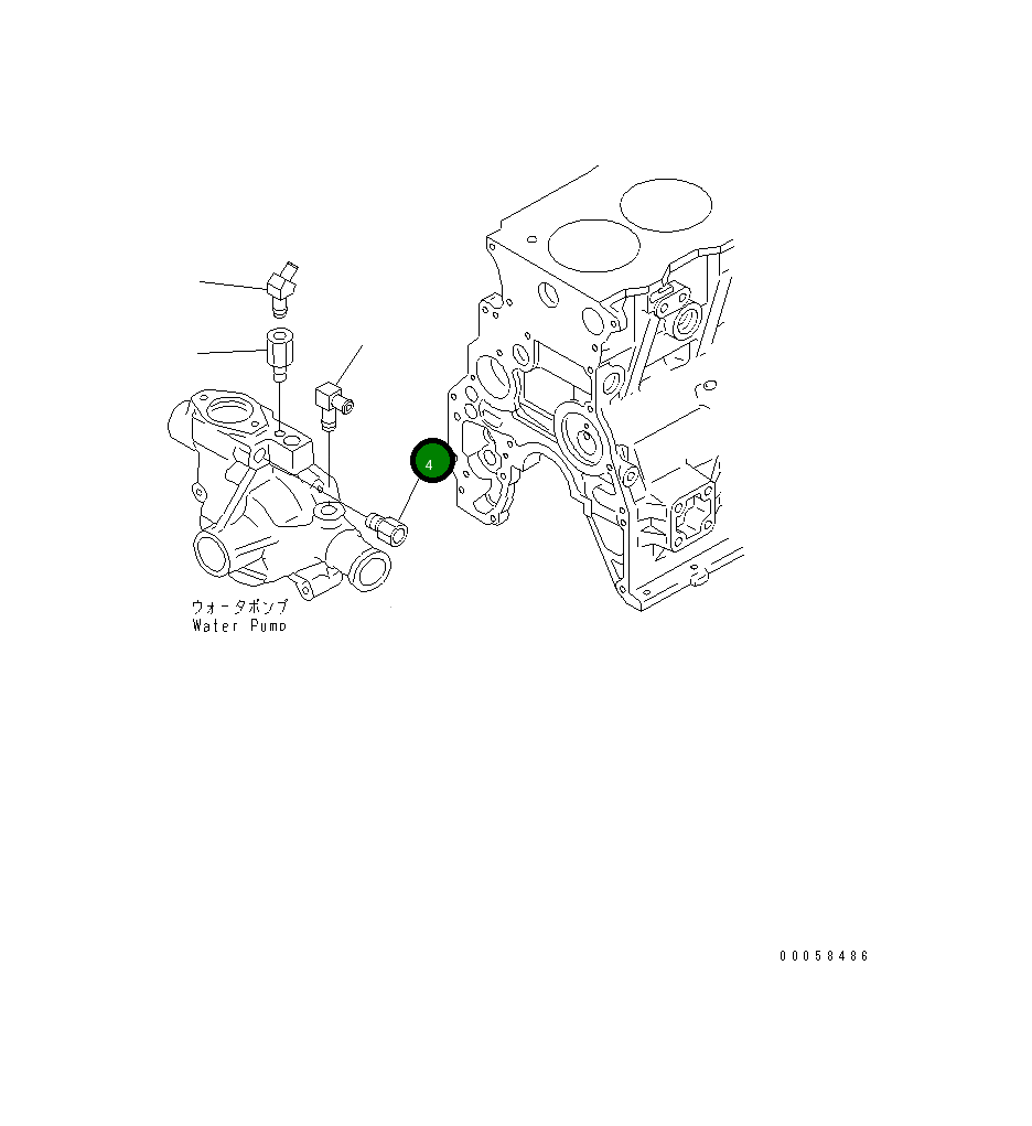 Адаптер 6271-81-6990 Komatsu