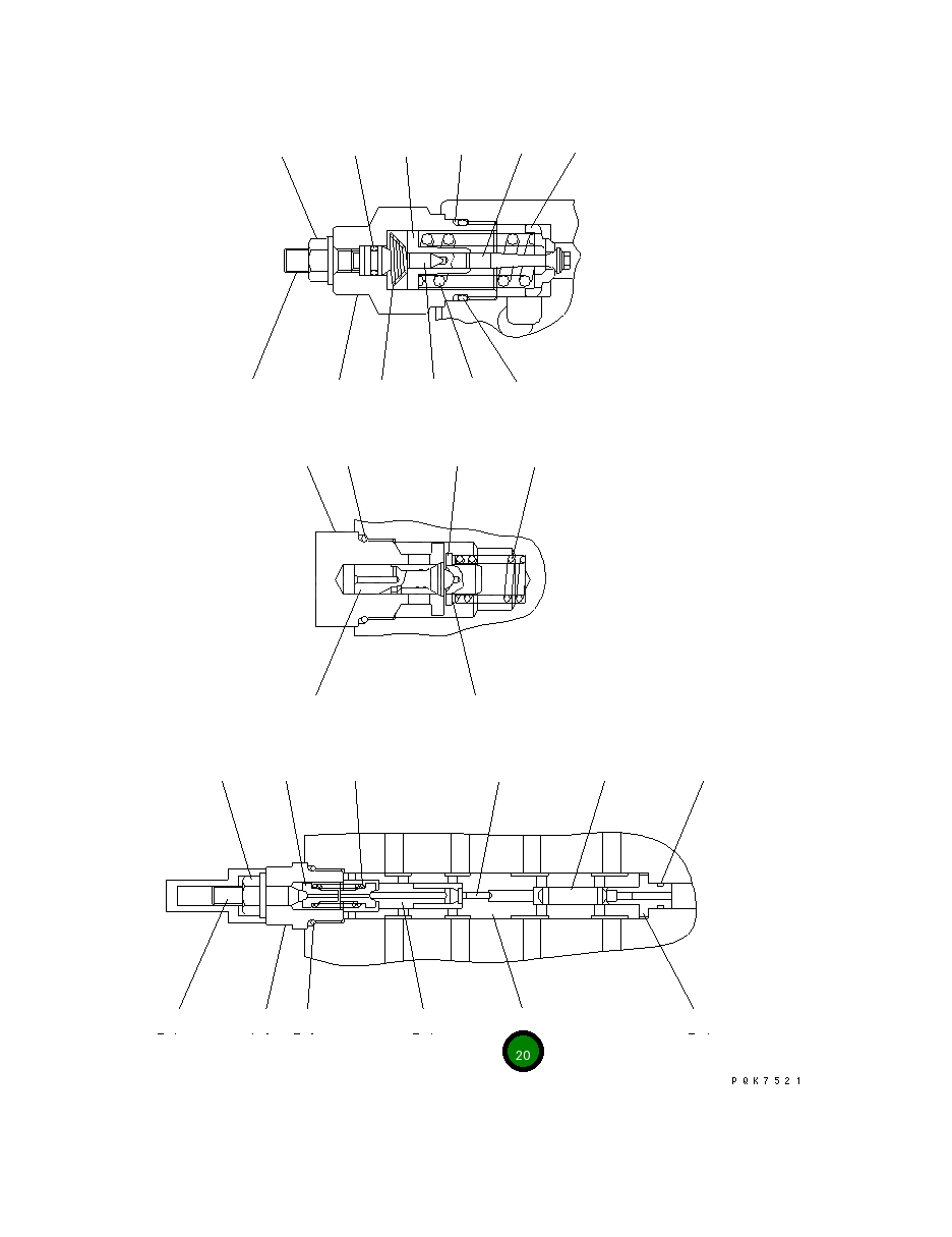 Барабан UC1704314521 Komatsu
