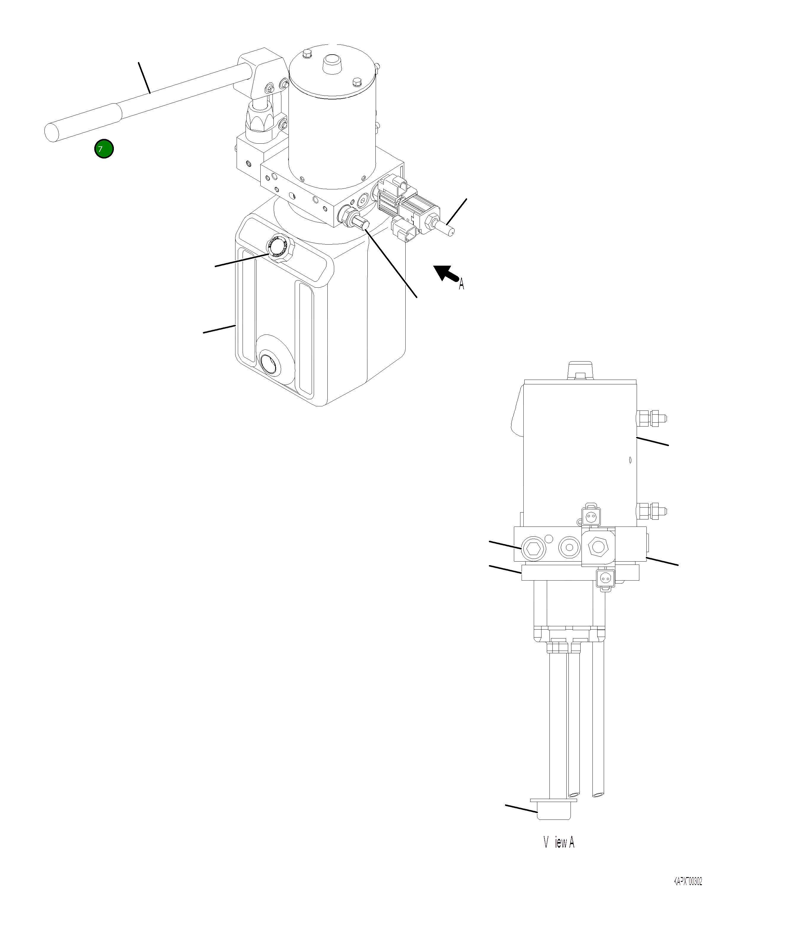 Бак 4A1-60-25830 Komatsu