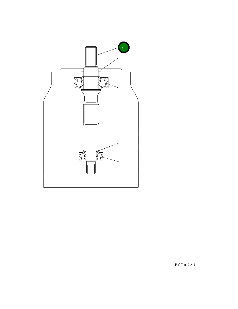 Вал 266-81-71110 Komatsu