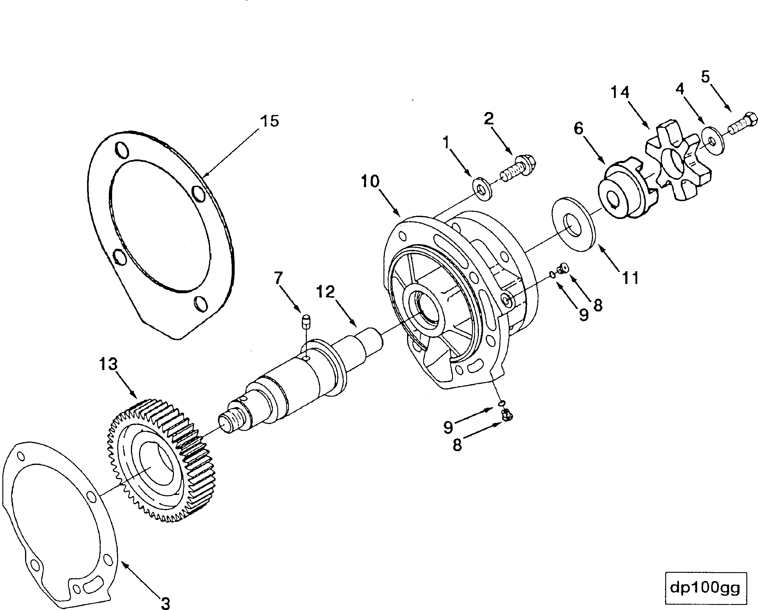 Вал CU3076500 Komatsu