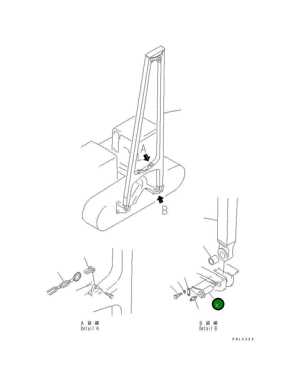 Вал 176-70-41150 Komatsu