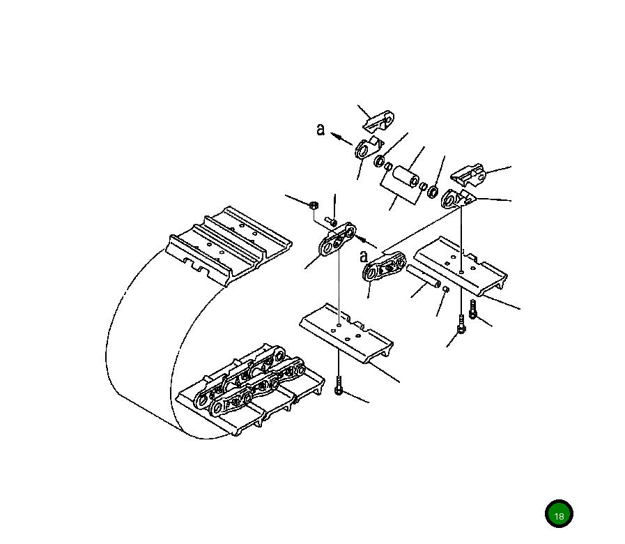Болт 124-32-53360 Komatsu