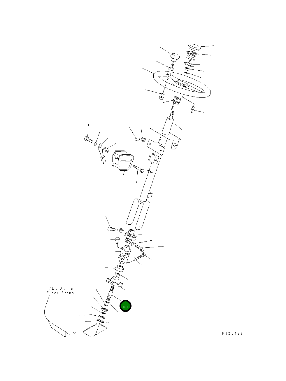Вал 417-40-22170 Komatsu