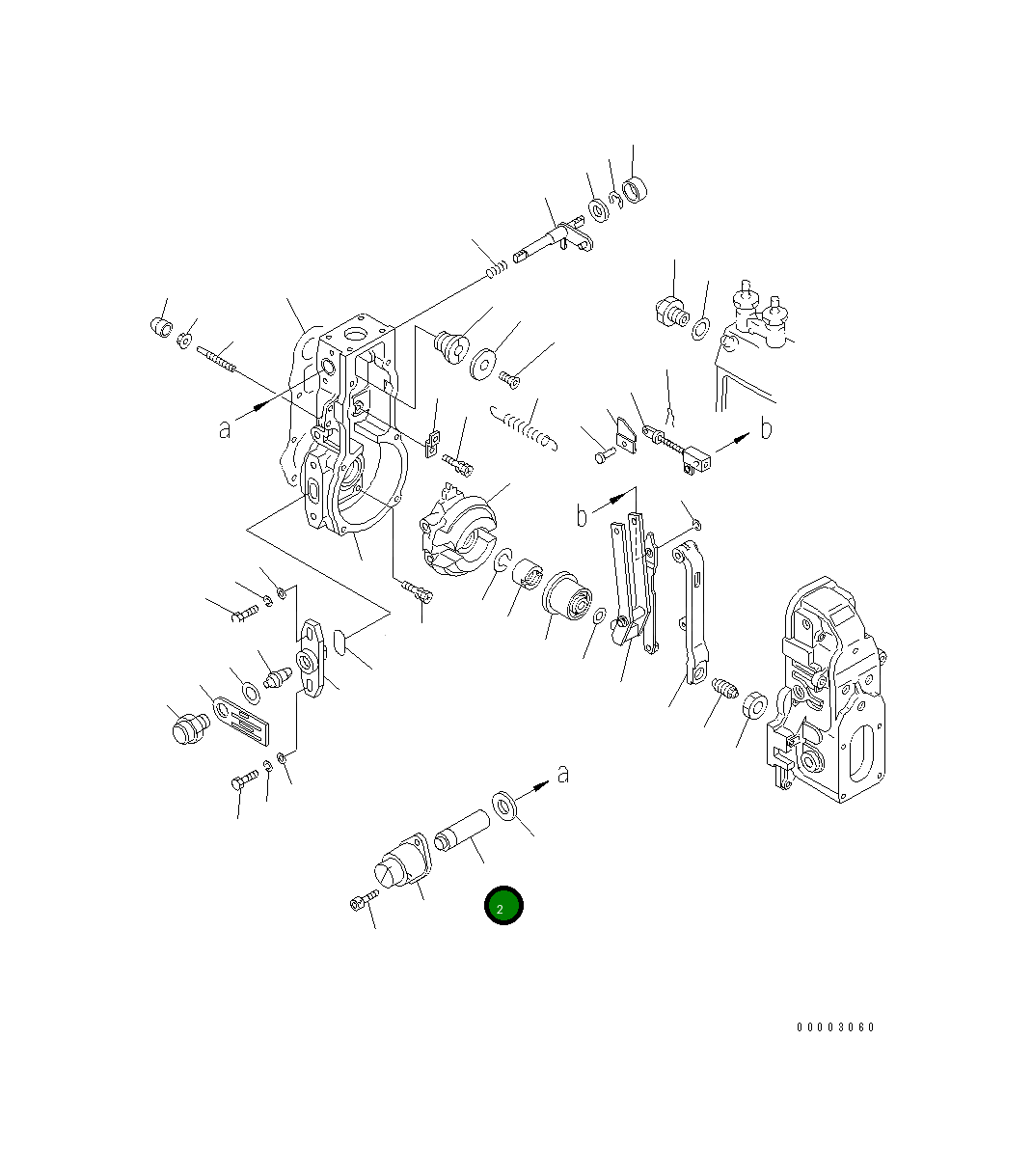 Вал DK154621-5400 Komatsu