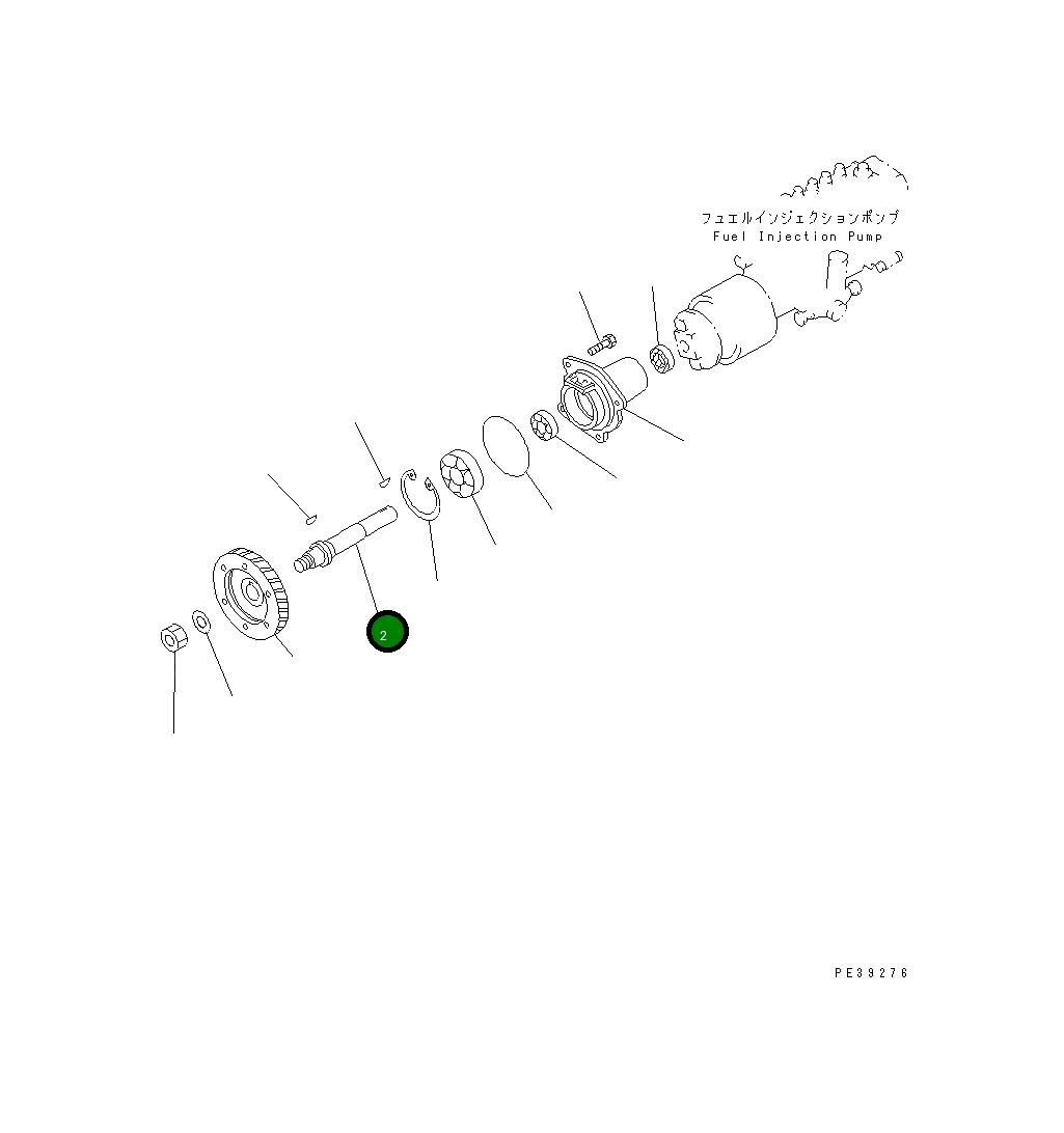 Вал 6151-72-3120 Komatsu