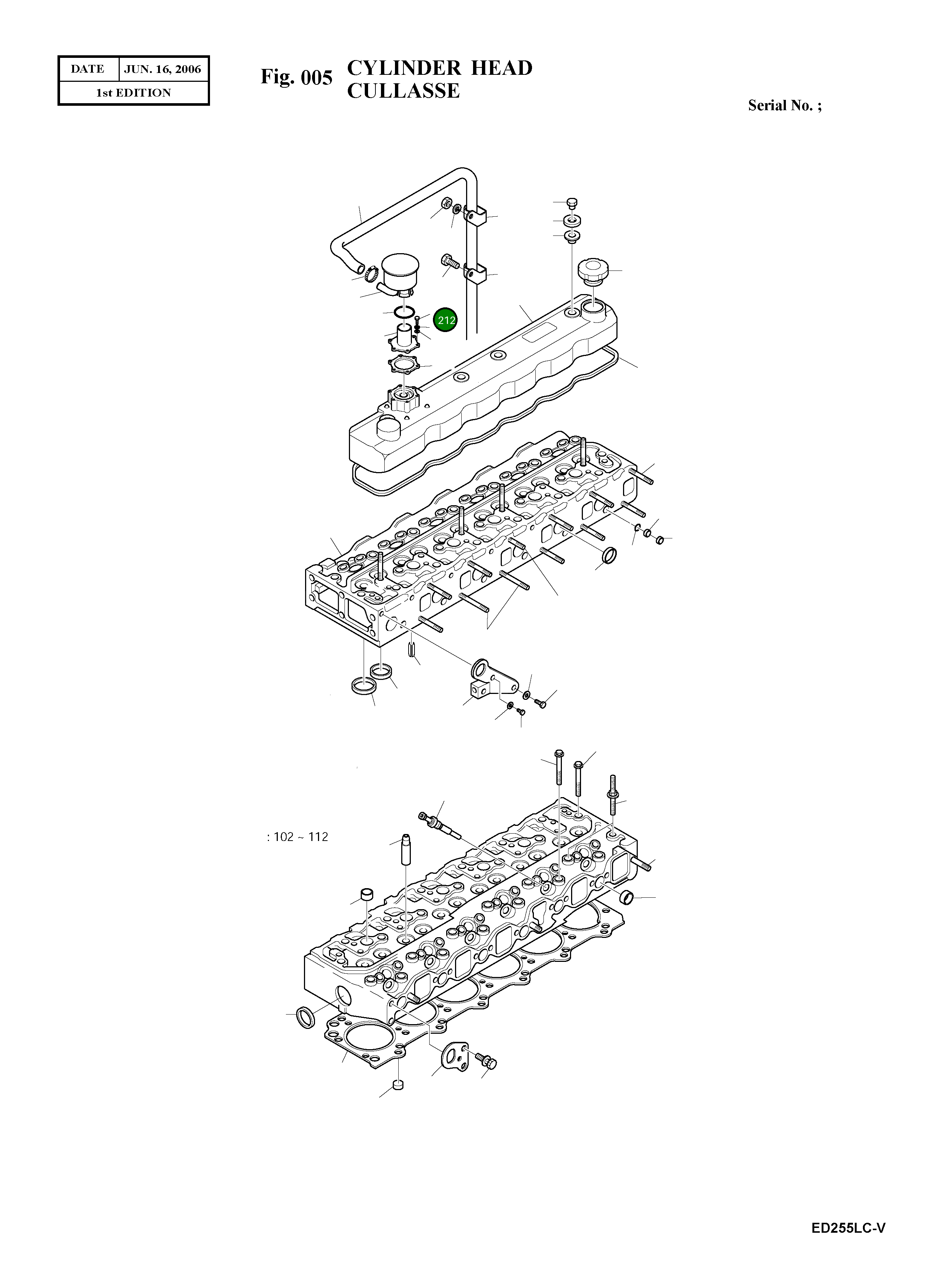 Болт M5X16 06.04190-8808 Komatsu