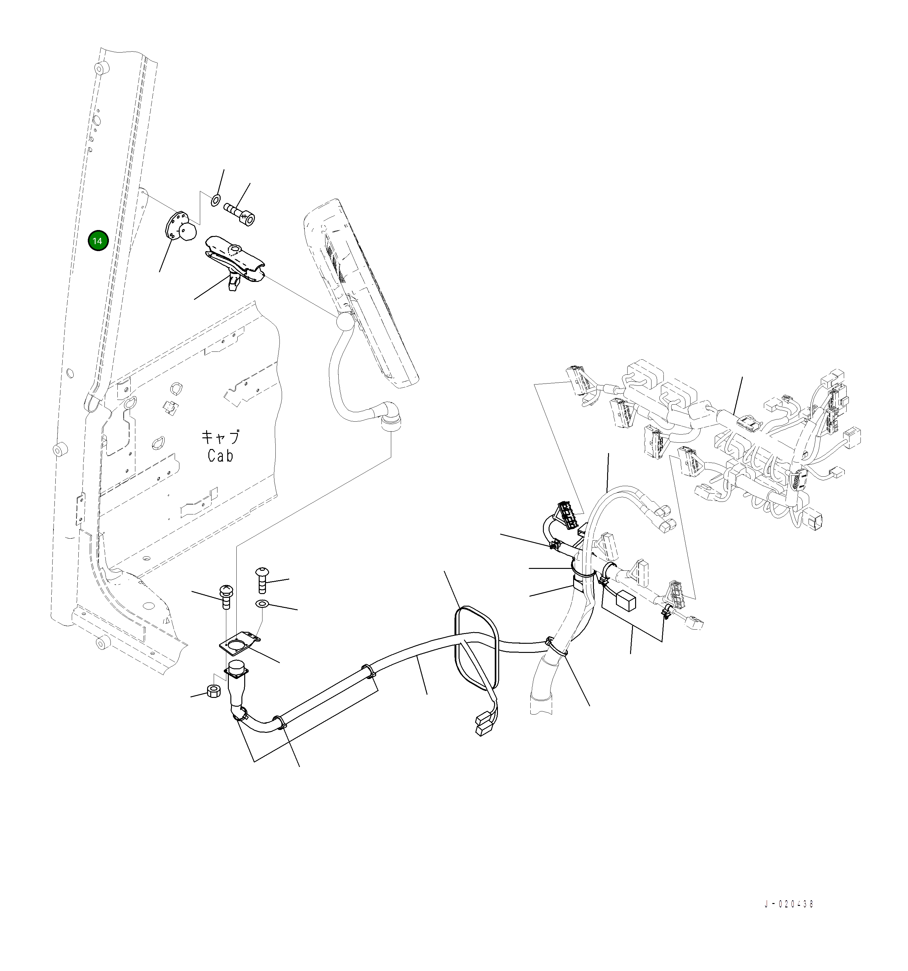 Винт 01023-20210 Komatsu