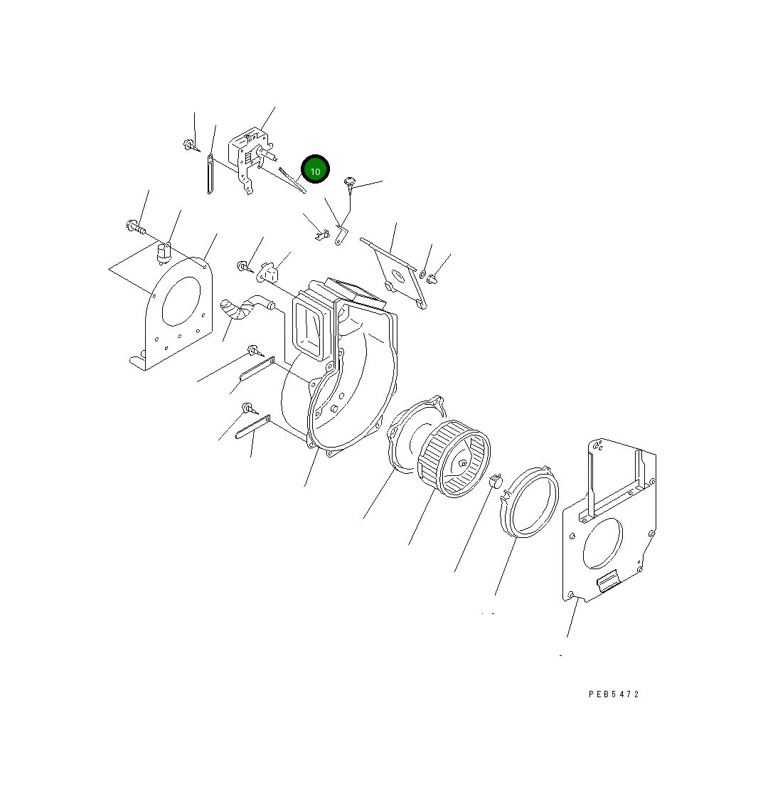 Вал ND116662-1880 Komatsu