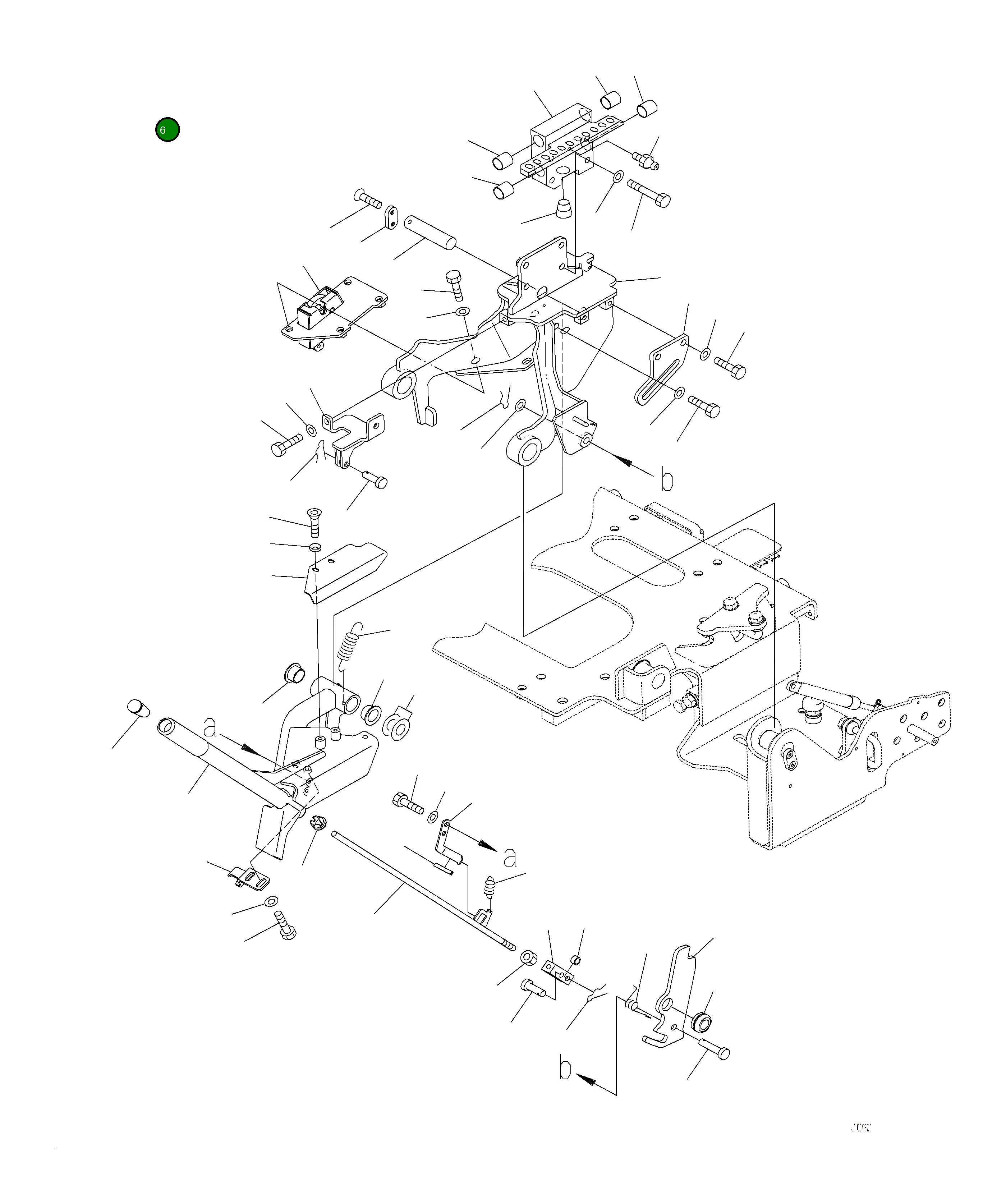Вал 425-S33-5490 Komatsu