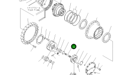 Вал 20Y-27-31140 Komatsu