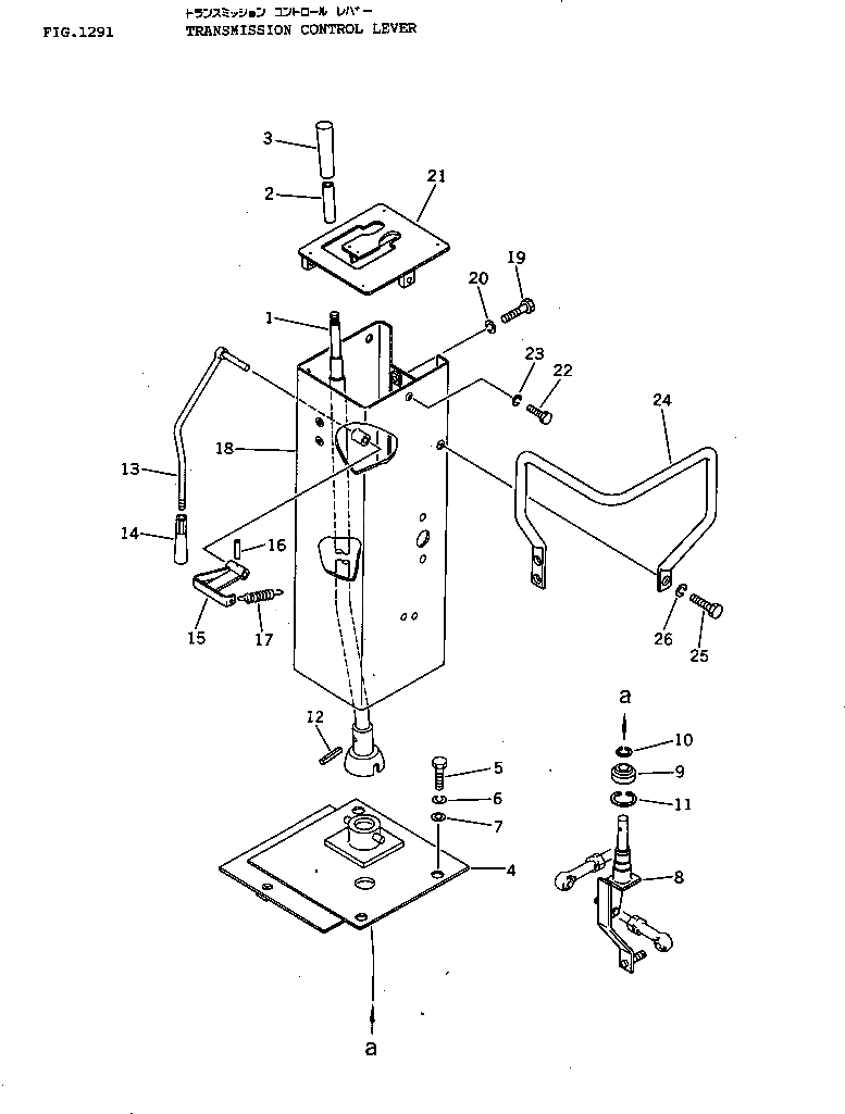 Вал 125-43-35131 Komatsu