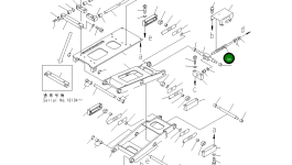Вал 19M-43-34440 Komatsu