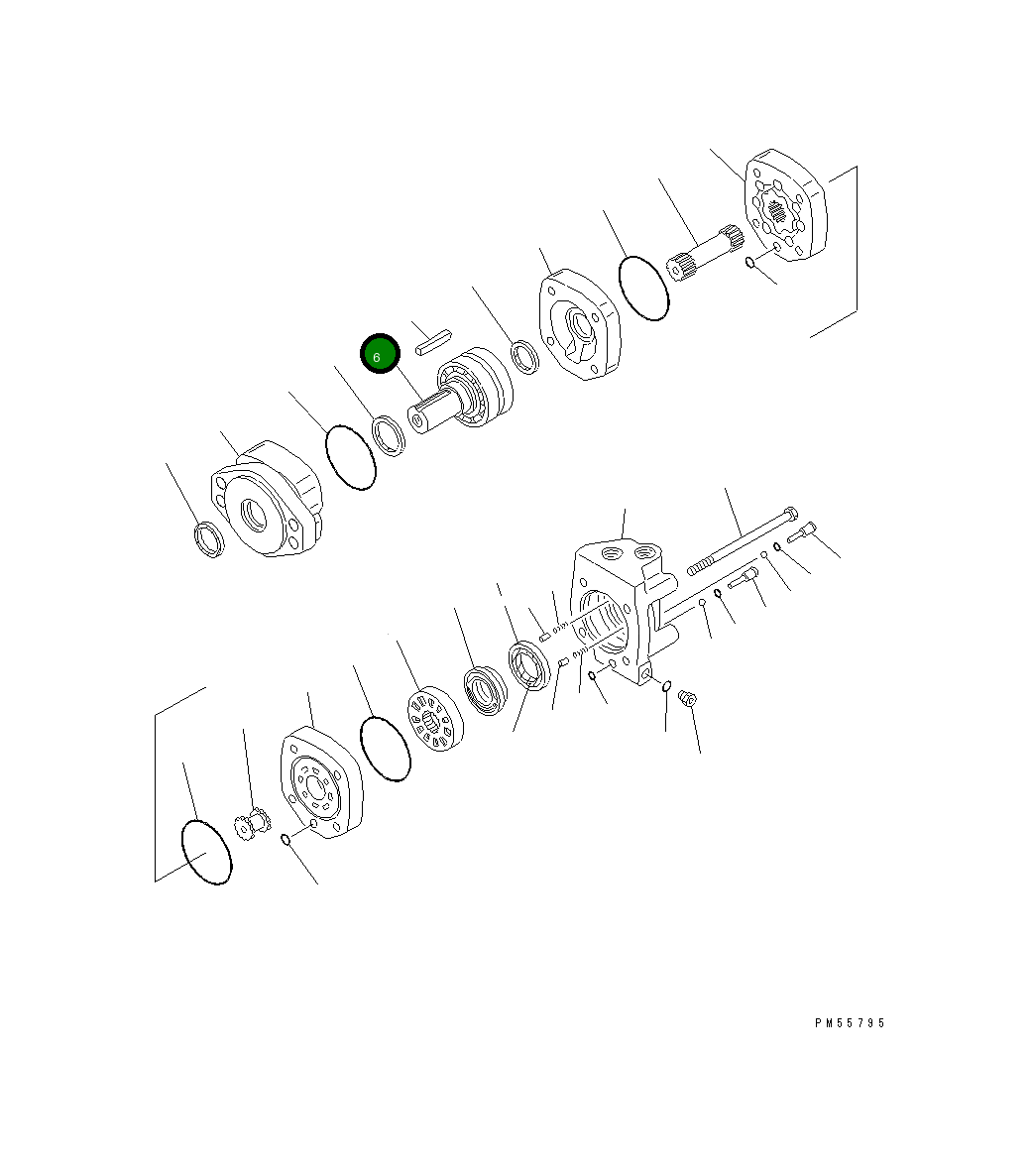 Вал 23A-62-11120 Komatsu