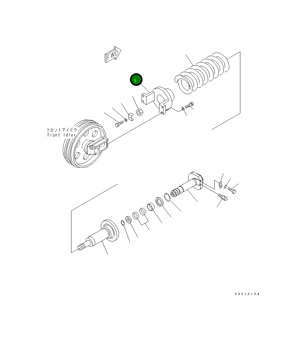 Вилка 20Y-30-32110 Komatsu