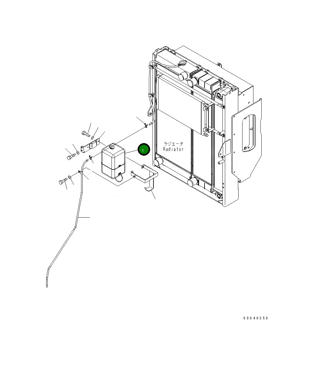 Бак 421-03-31181 Komatsu