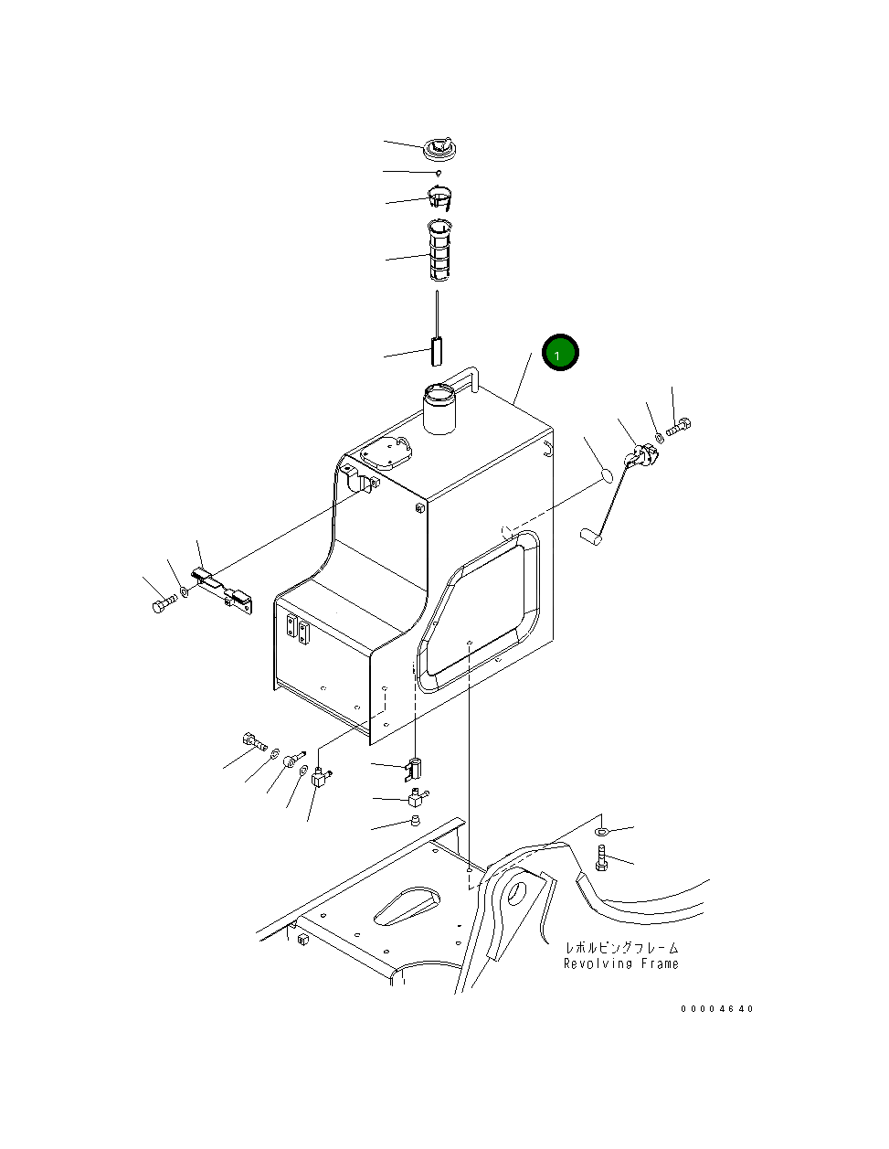 Бак 22U-04-21311YN Komatsu