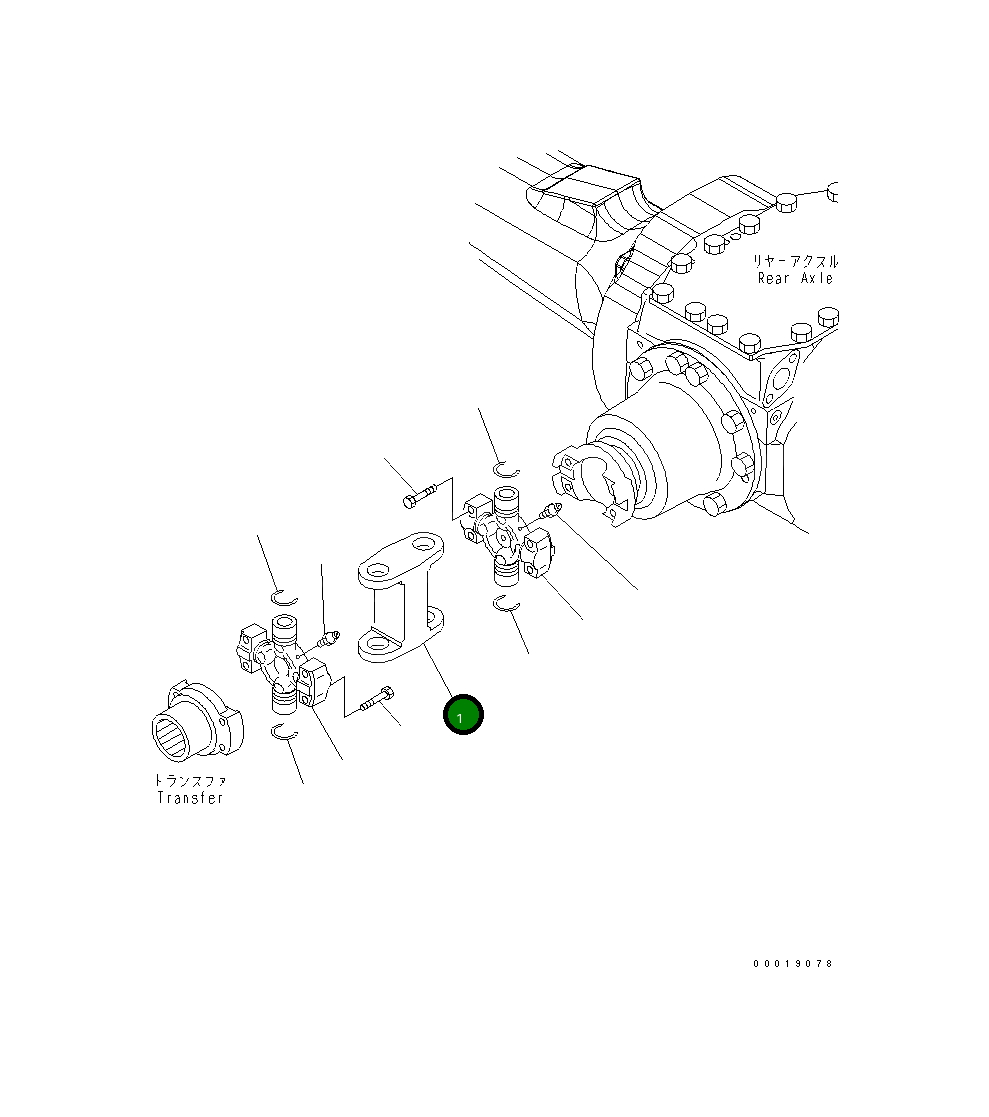 Вилка 418-20-34850 Komatsu