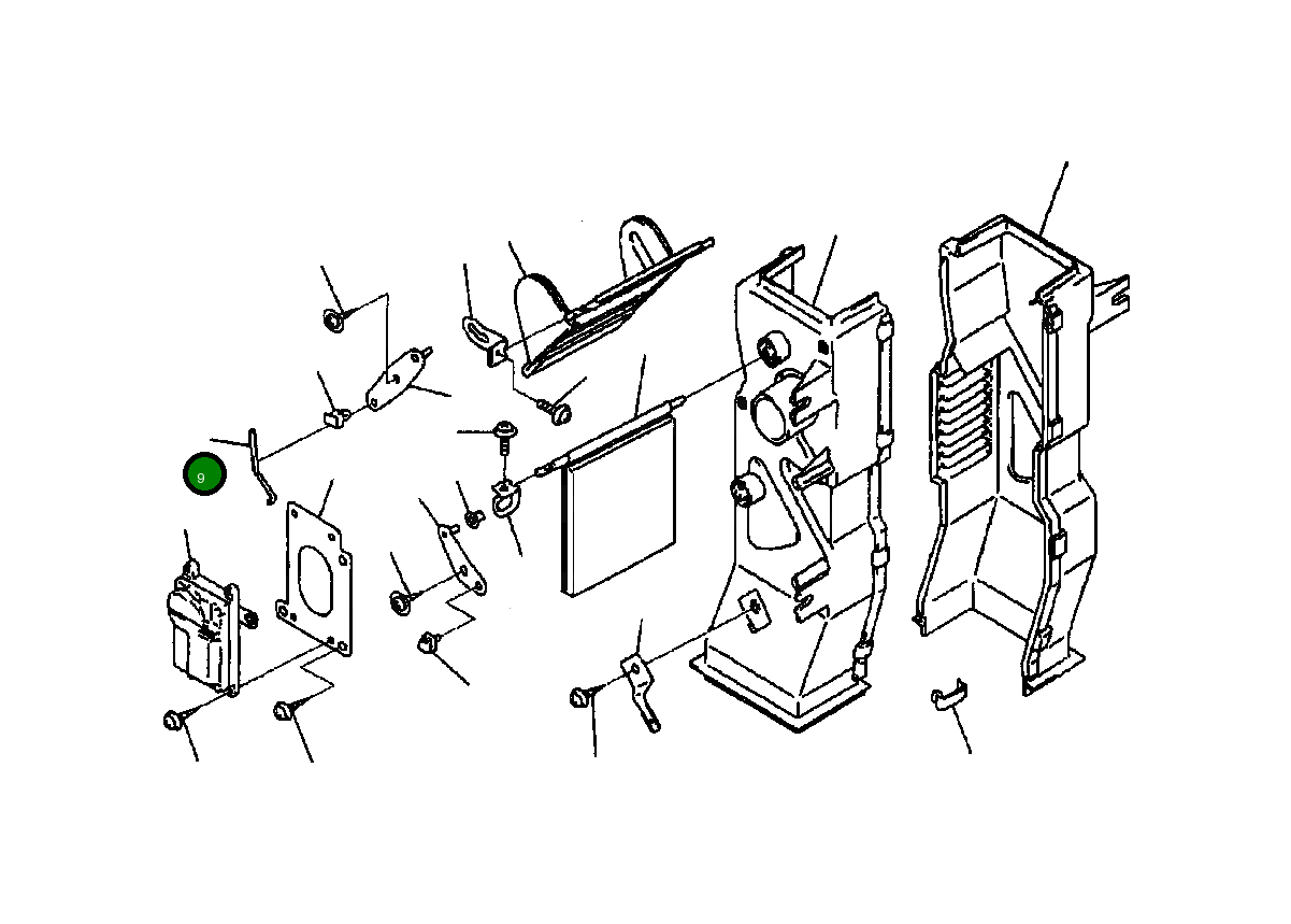 Вал ND166620-0640 Komatsu