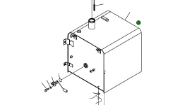 Бак 207-04-71210 Komatsu